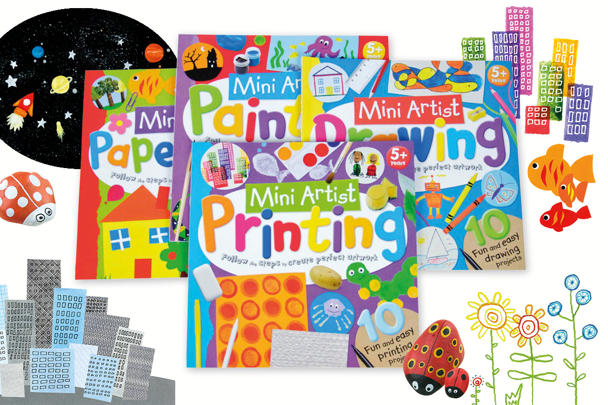Mini Crafter Craft childrens books, illustrated by fiona gowen