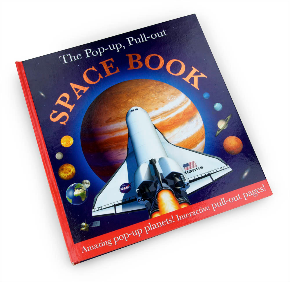 Pop up pull out space book designed by Fiona Gowen and published by Dorling Kindersley