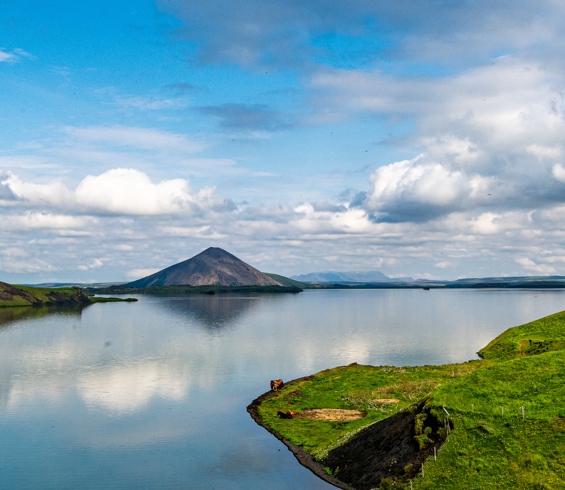 Lake Myvatn ("midge lake")