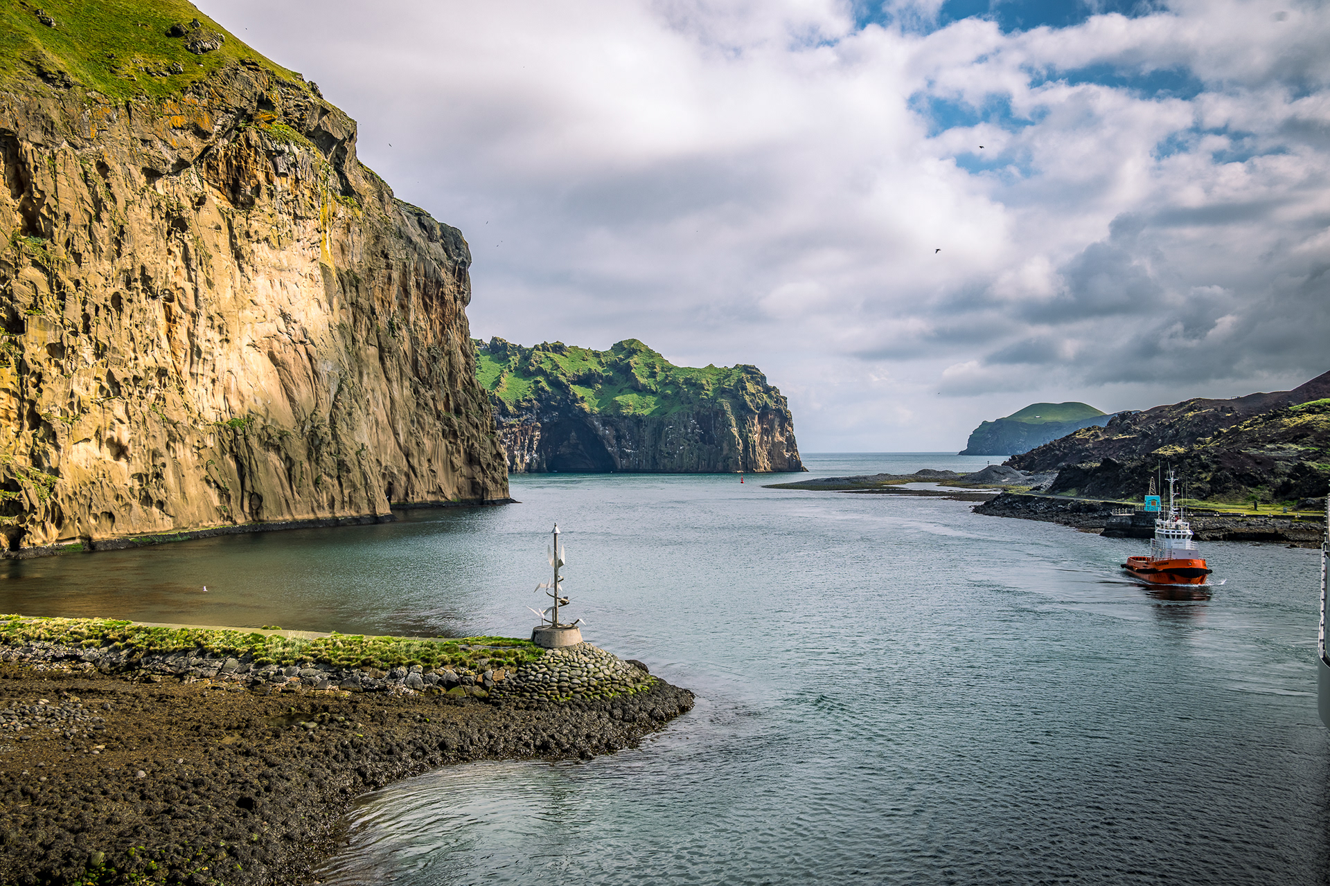 Heimaey ("home island") harbor