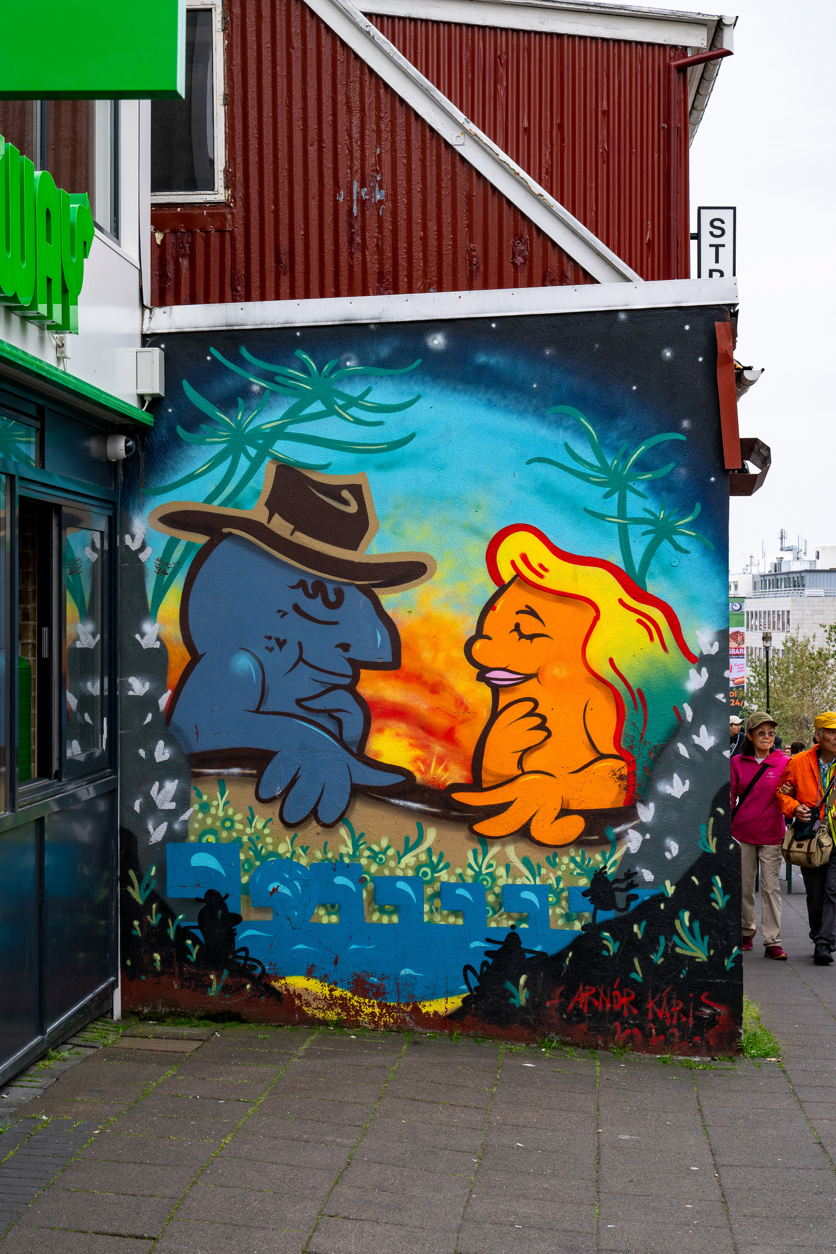 Reykjavik street scene