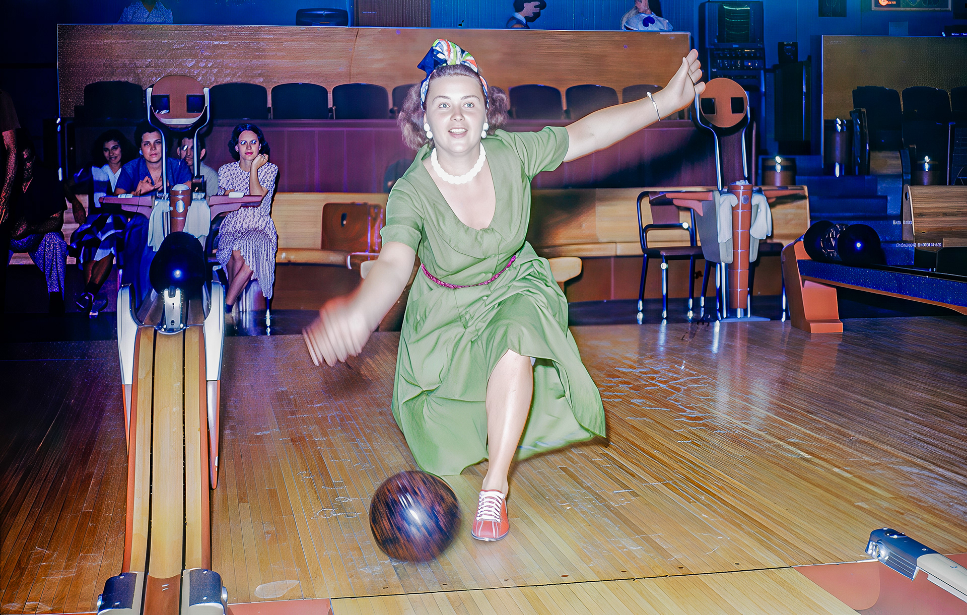Mom the Bowling Champ