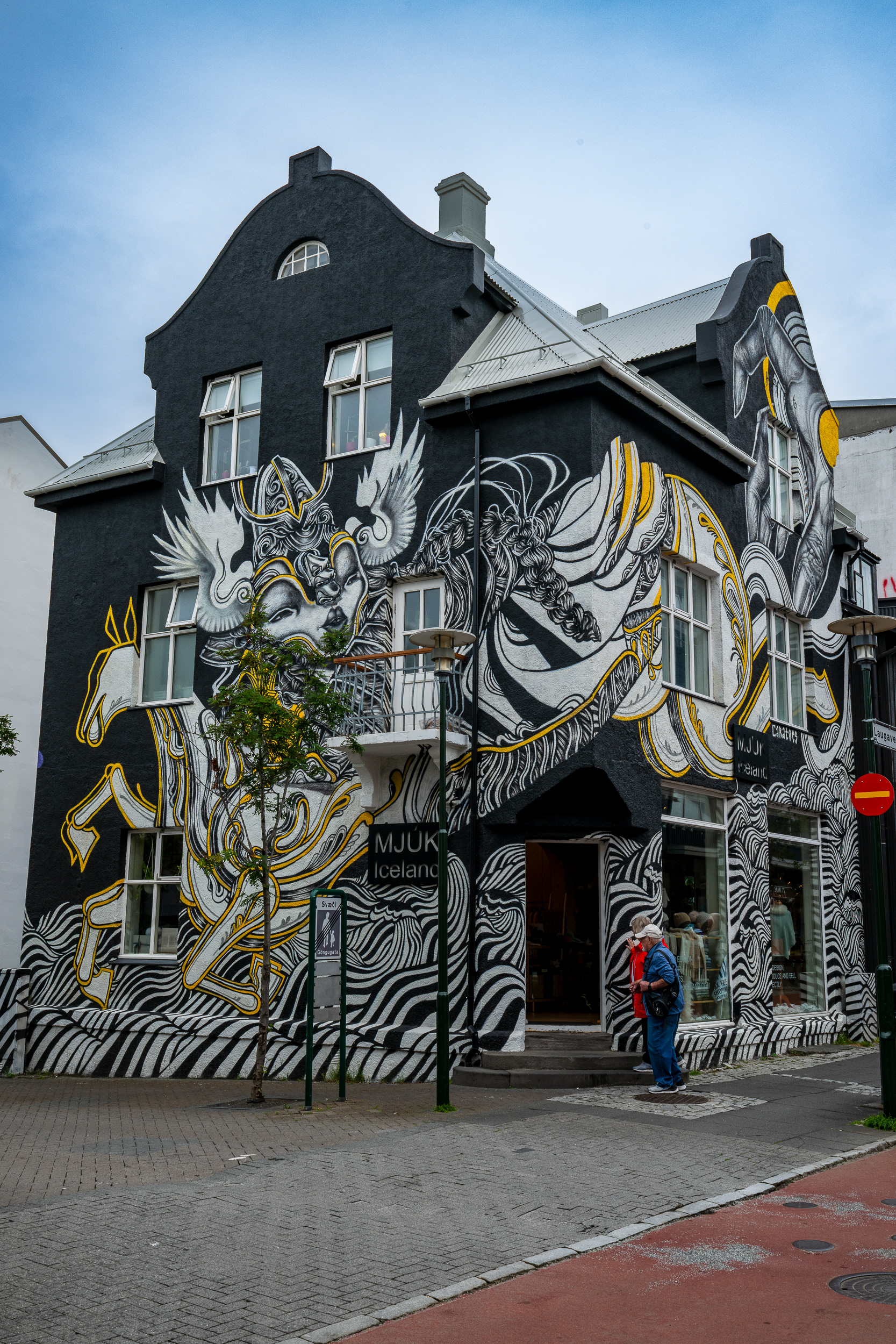 Reykjavik street scene