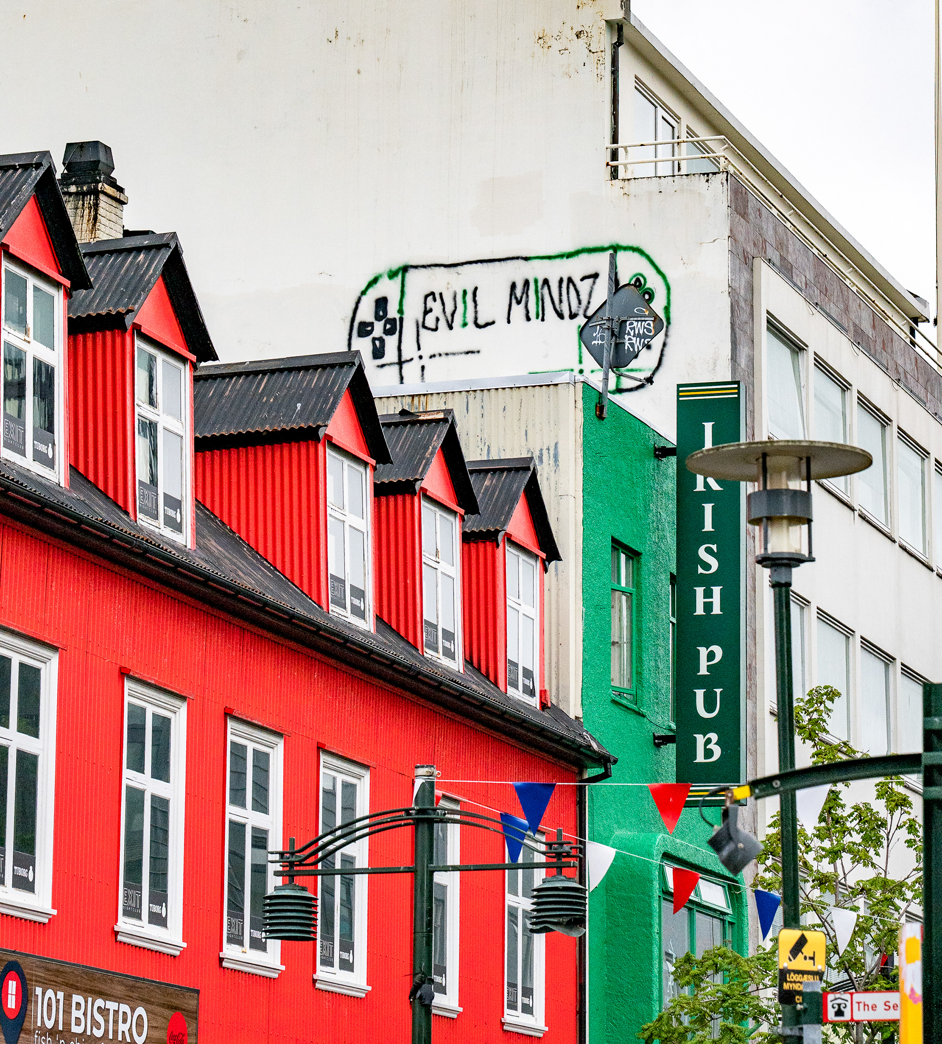 Reykjavik street scene