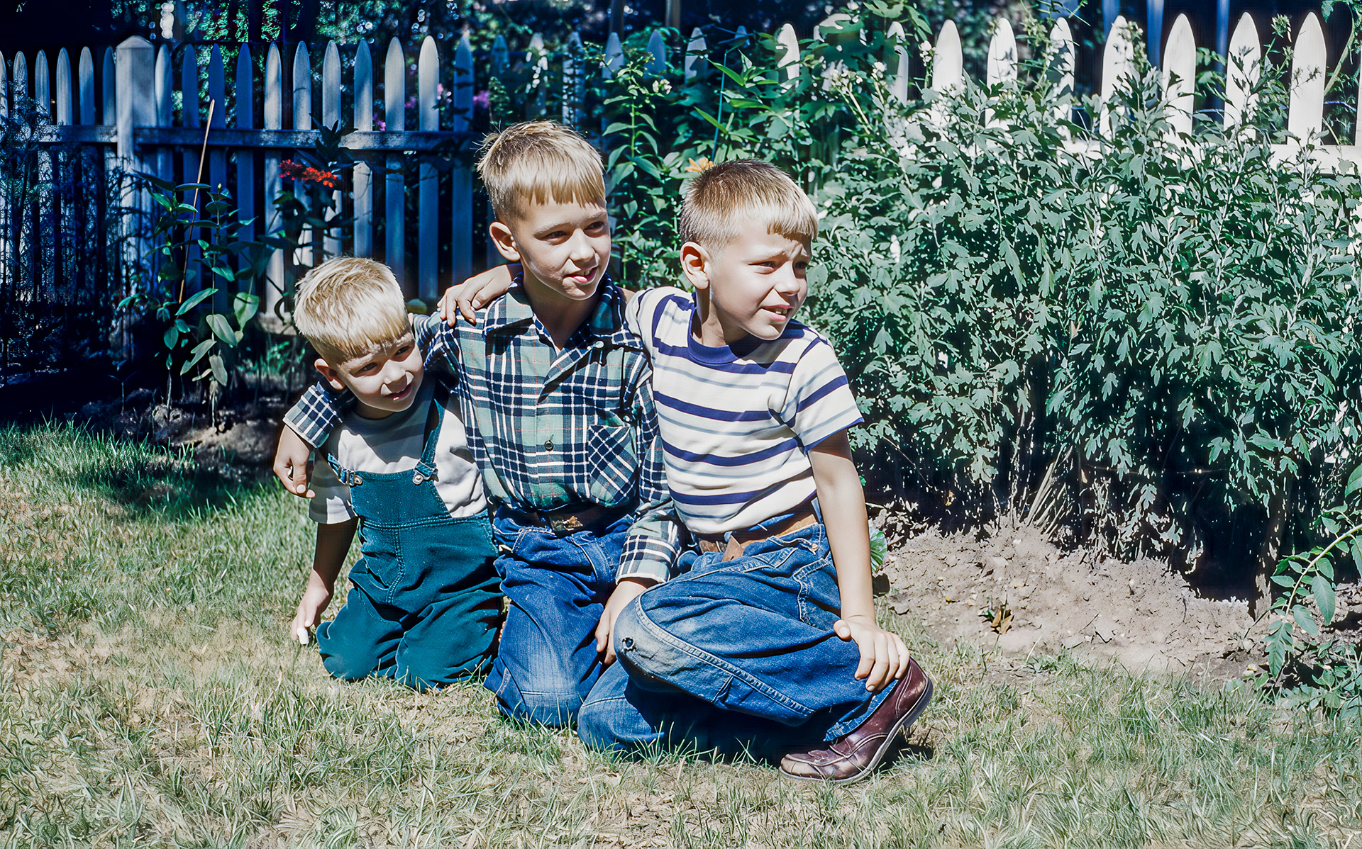 Conrad, Allen & Greg - Freeport 1952