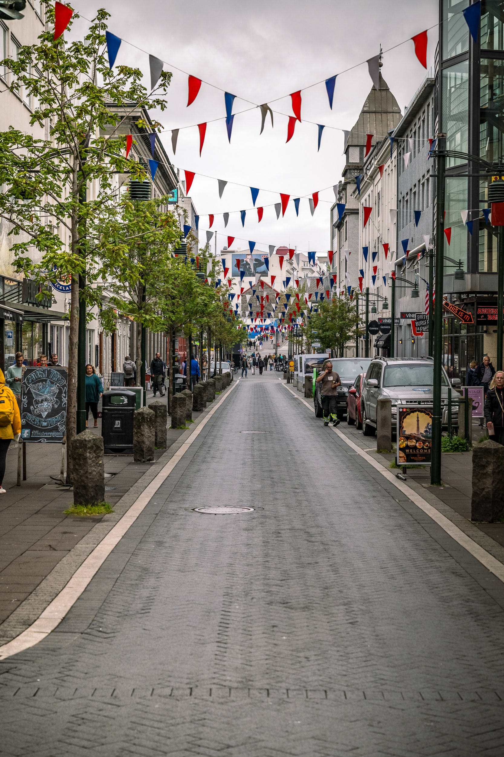 Reykjavik street scene