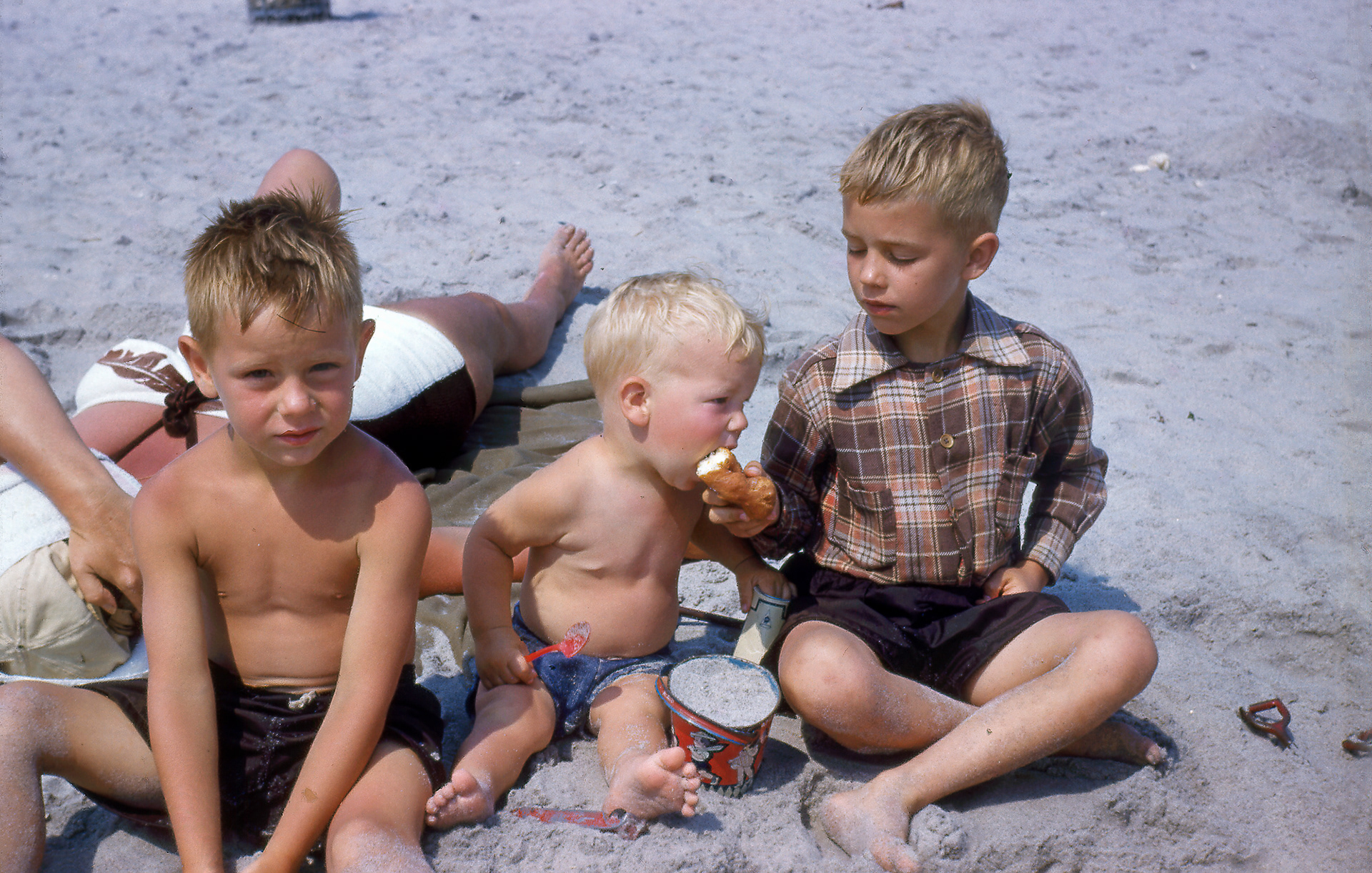 Greg, Conrad & Allen - Jones Beach 1950
