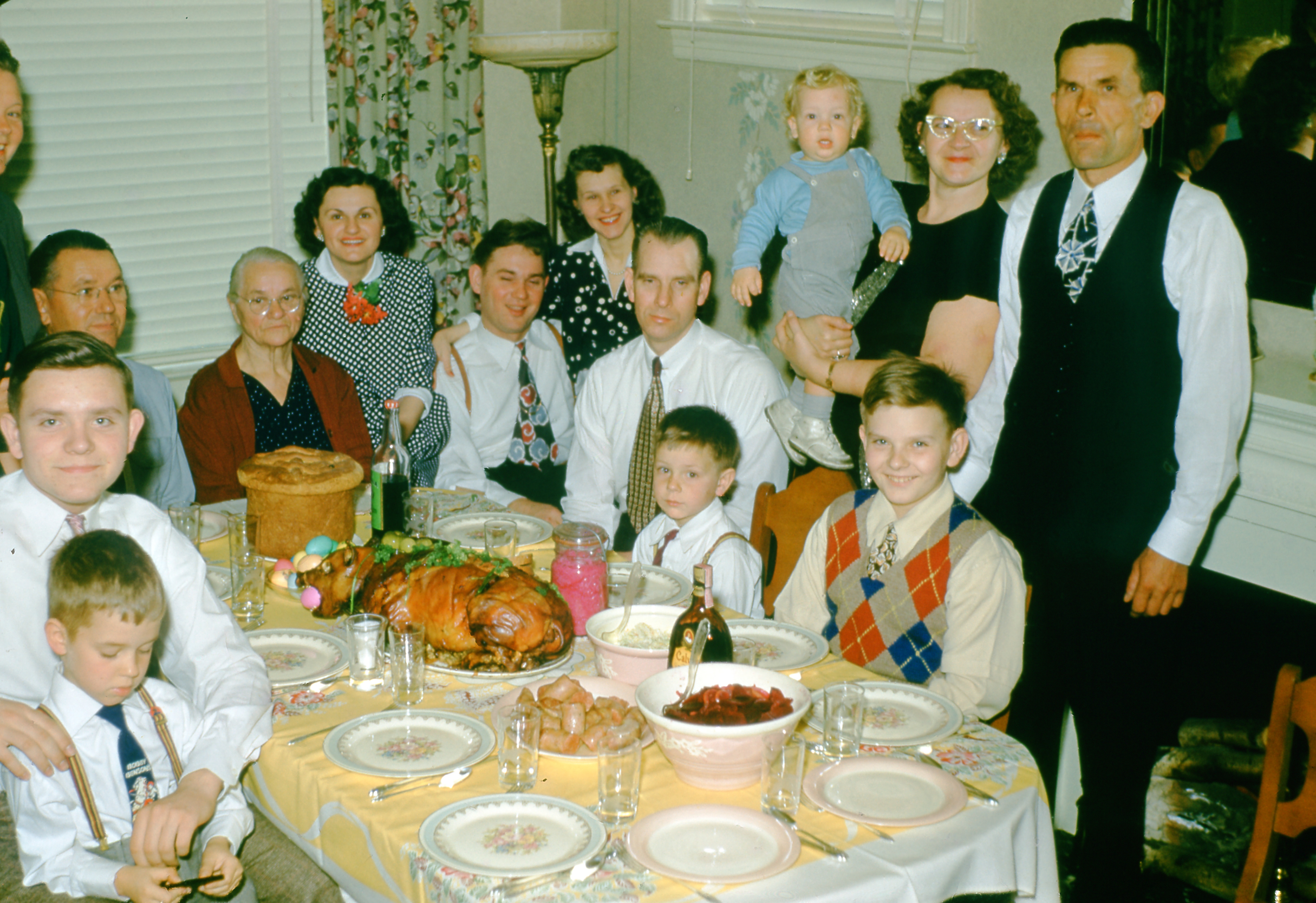 A whole bunch of relatives