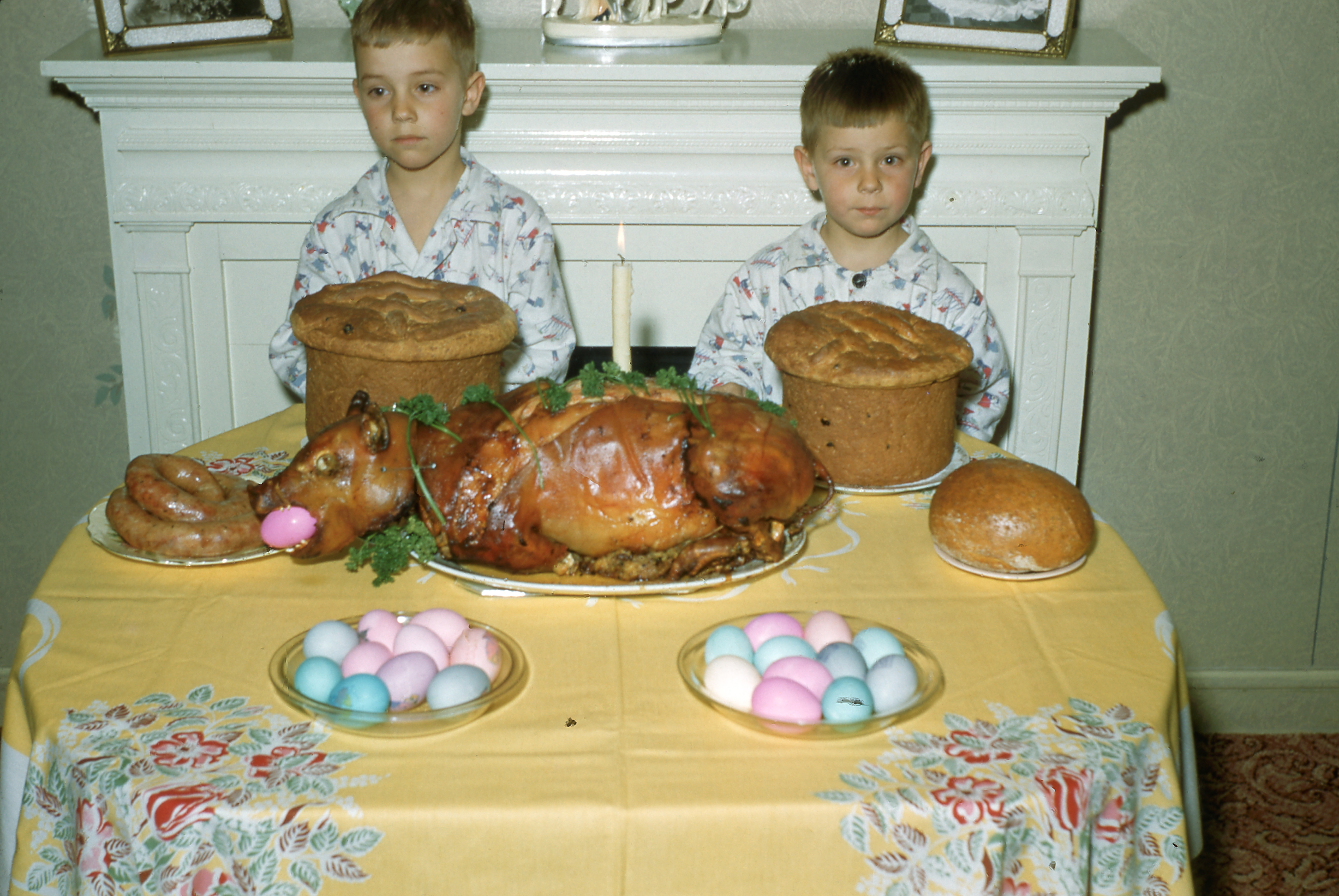 Allen & Greg - Easter 1950