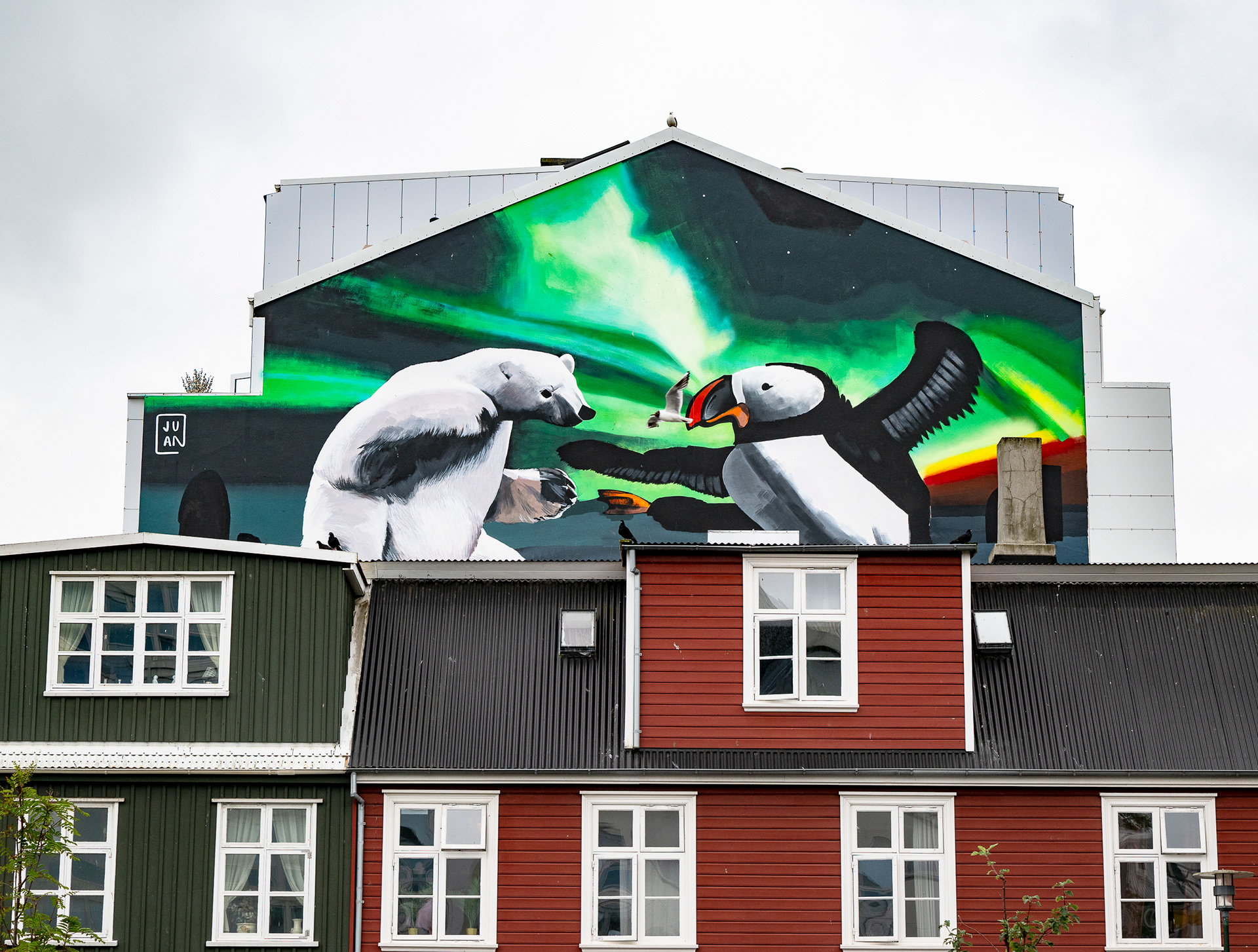 Reykjavik street scene