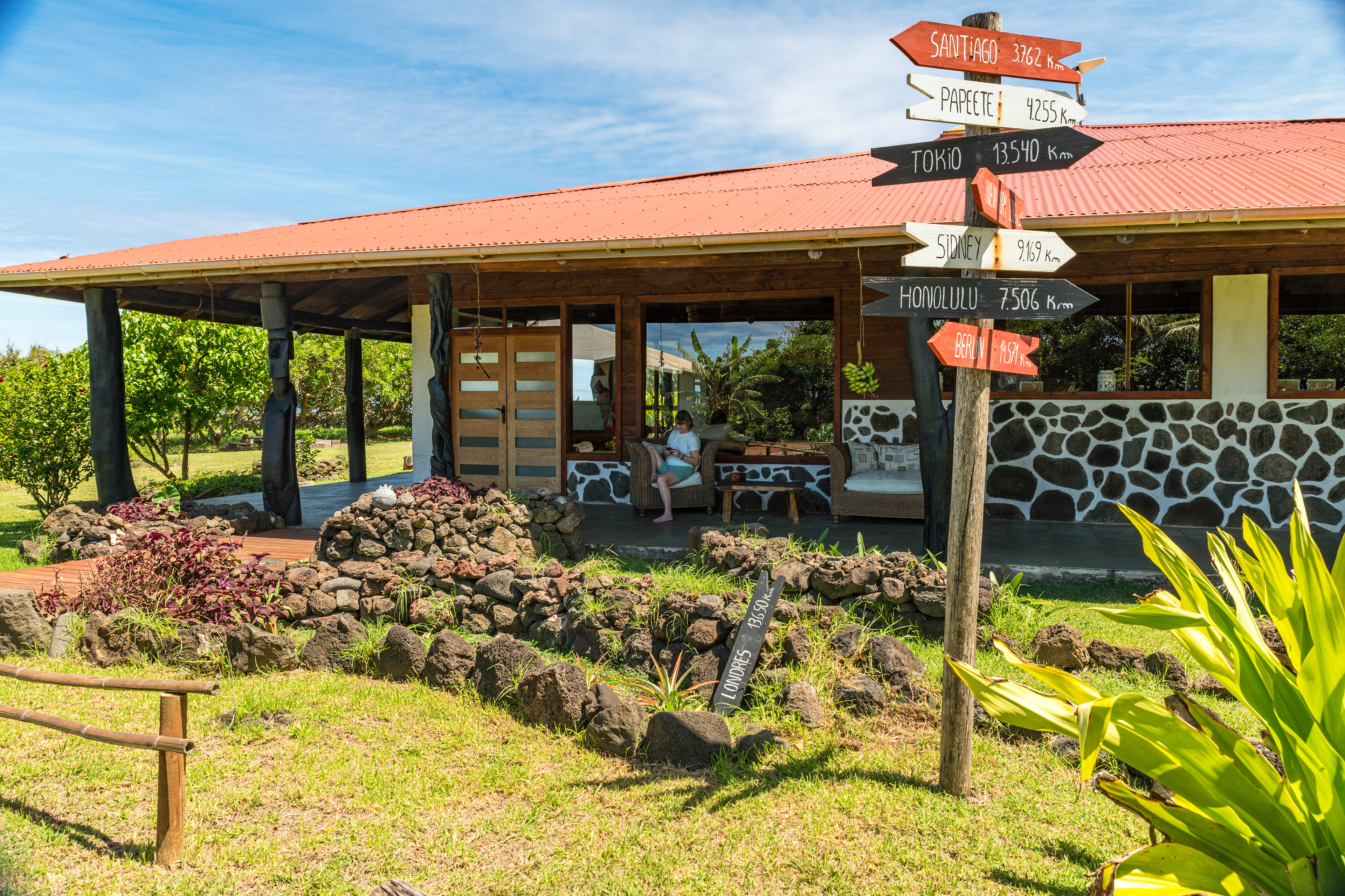 The communal lodge for meals & hanging out