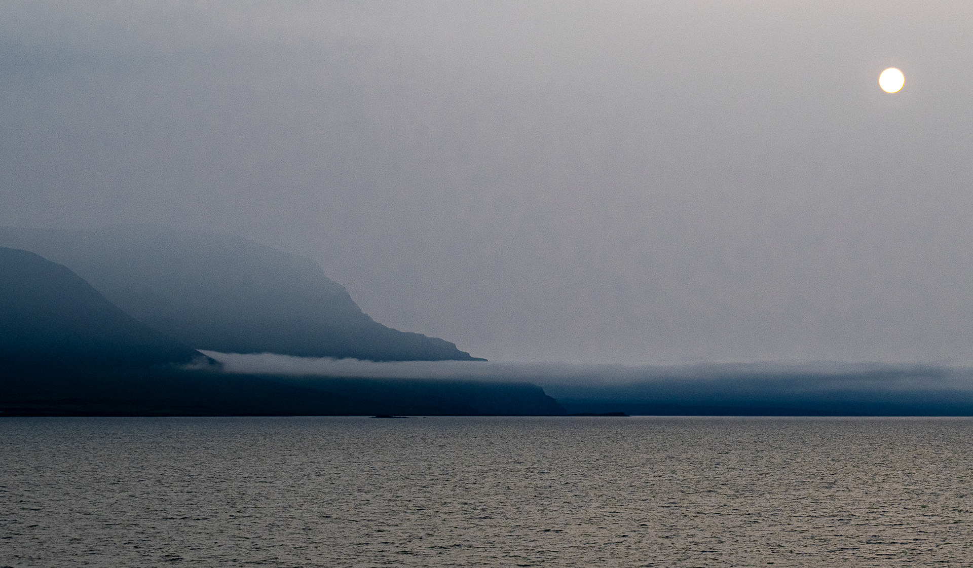 10:00pm sun as we approached Sauoarkr6kur