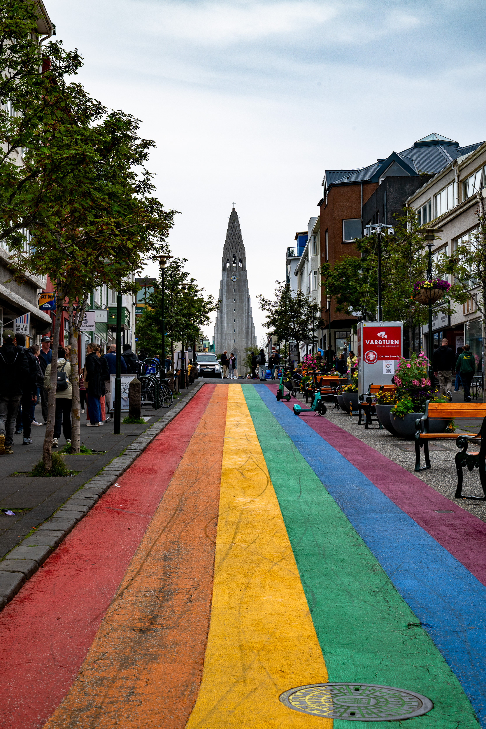 Reykjavik street scene