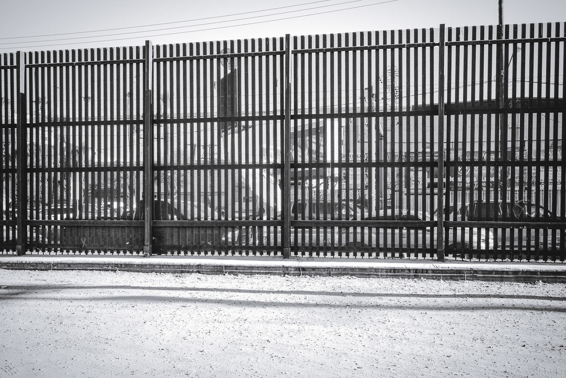 Waiting to cross the border