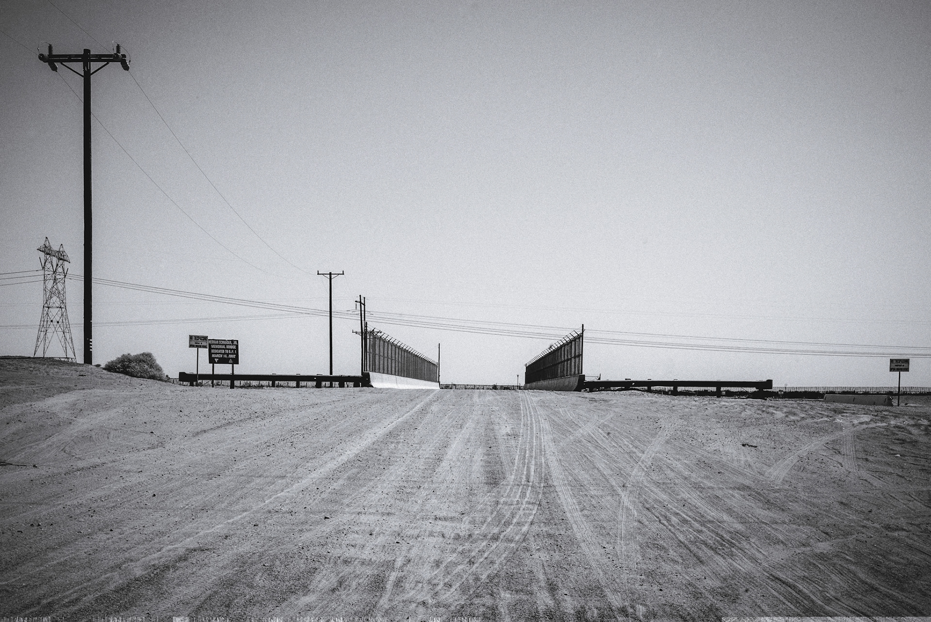 Bridges leading to fences
