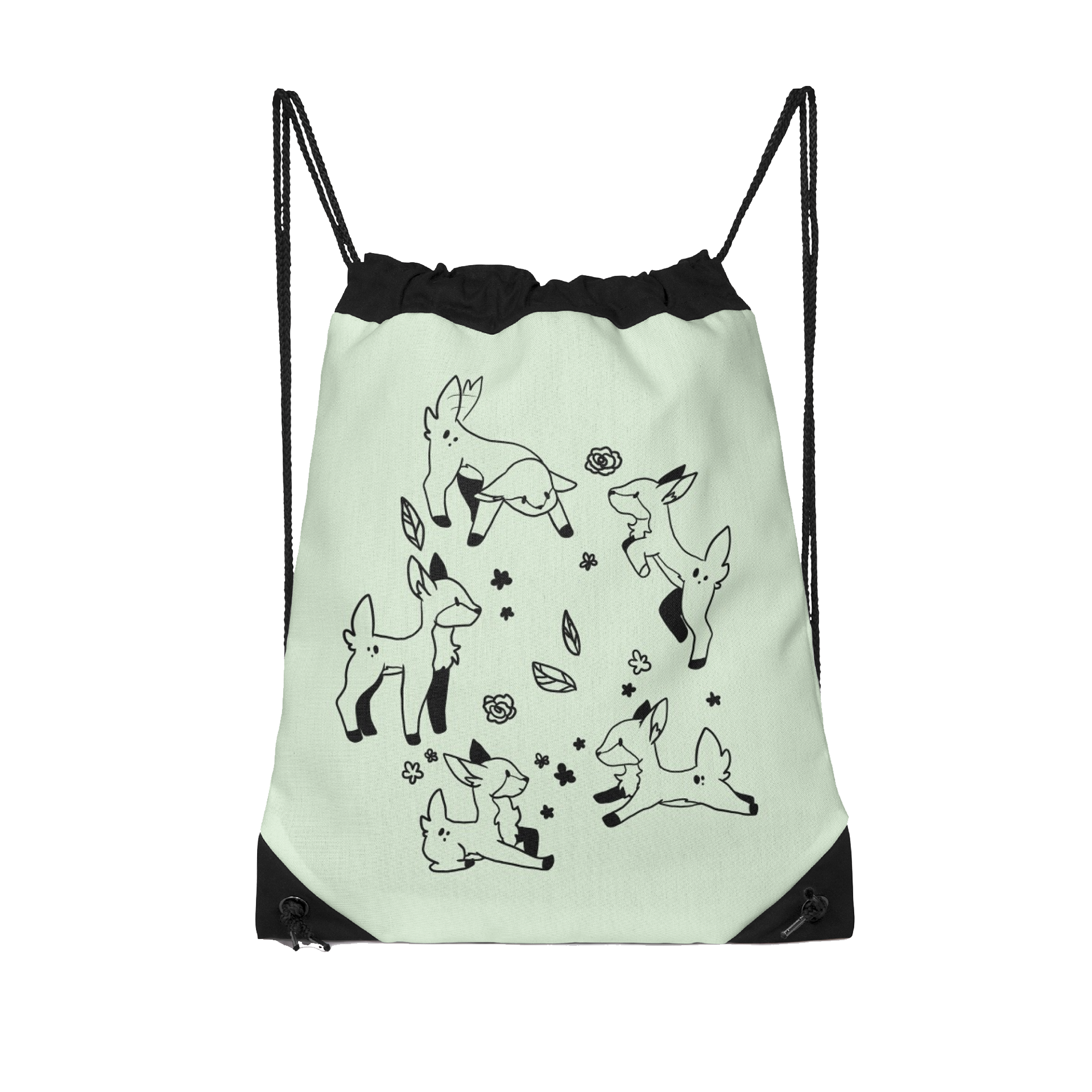 "Bunch 'o Deer" Drawstring Bag