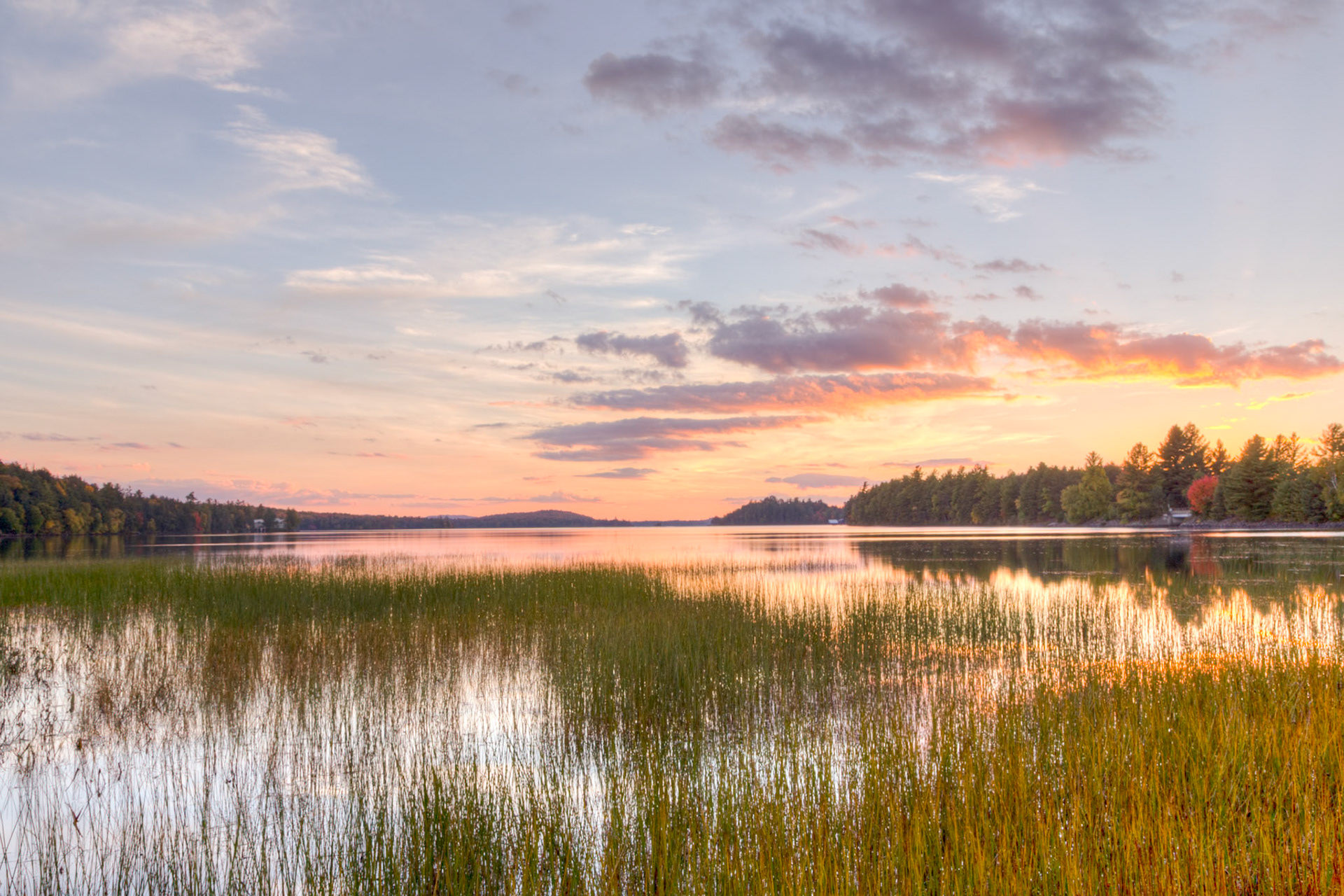 Little Tupper Lake Sunset