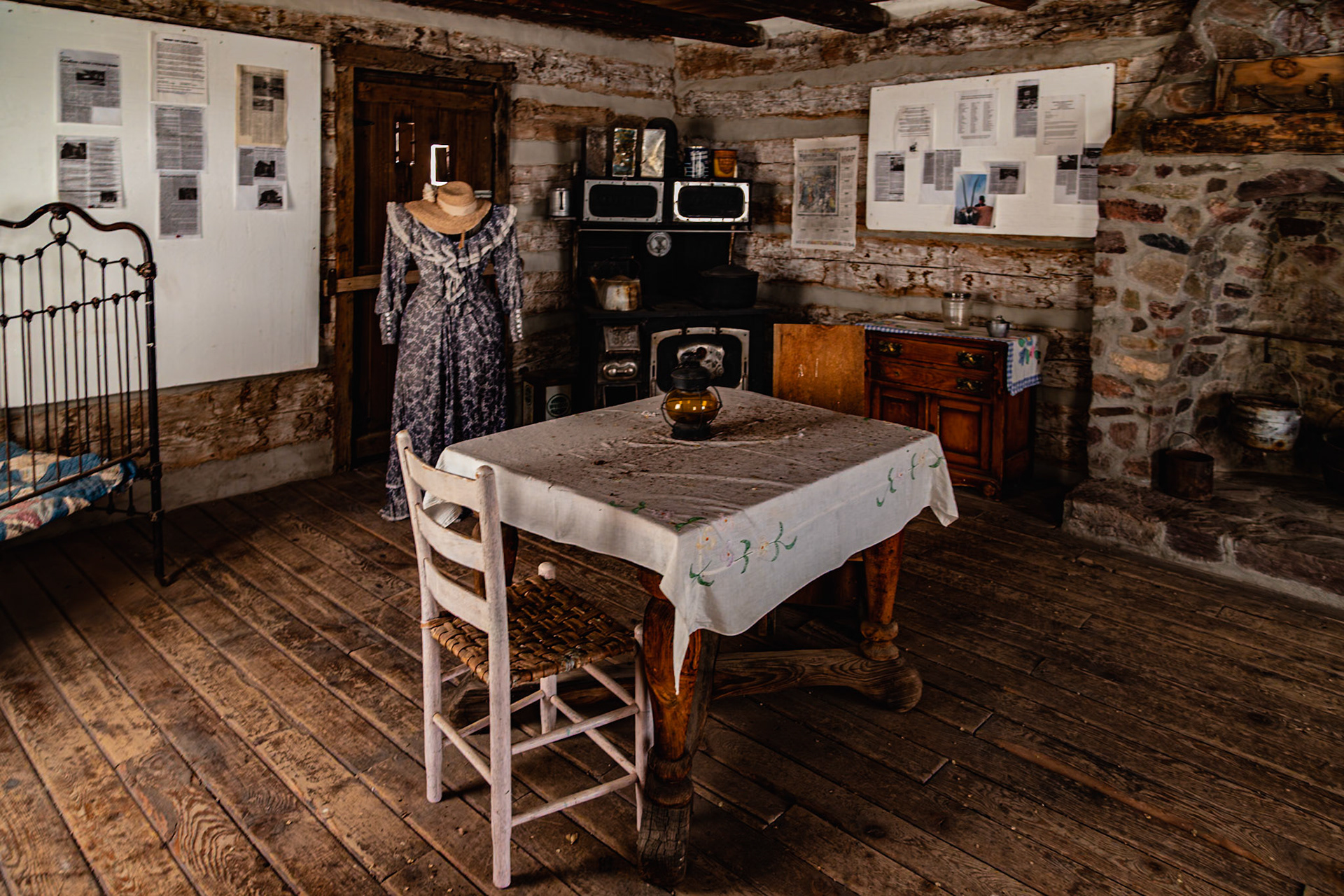 Inside Grafton Cabin