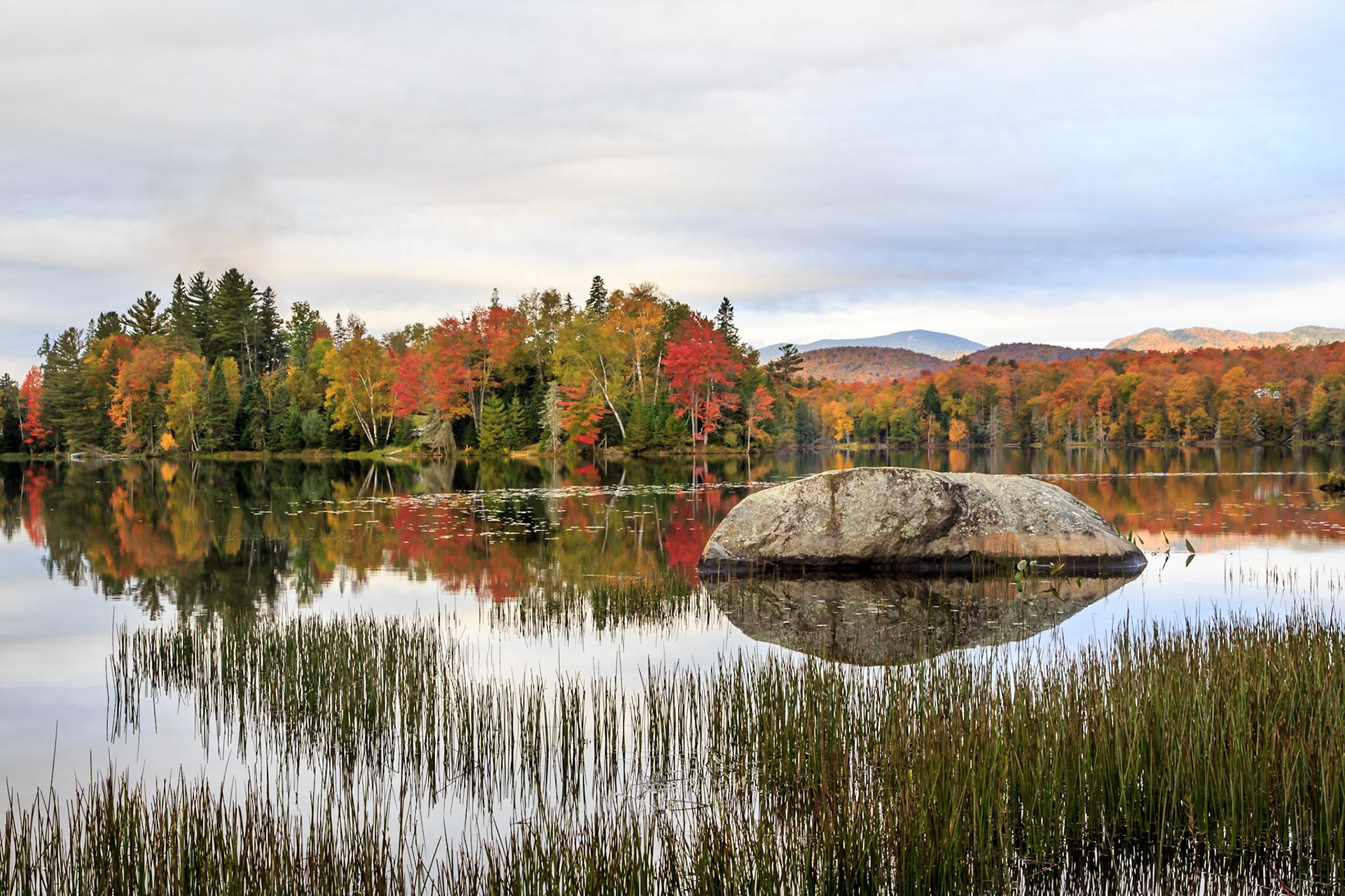 Autumn at Lake Abanakee