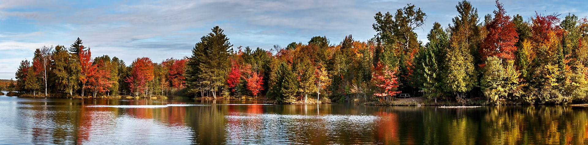 Panorama of Byron Park ADK