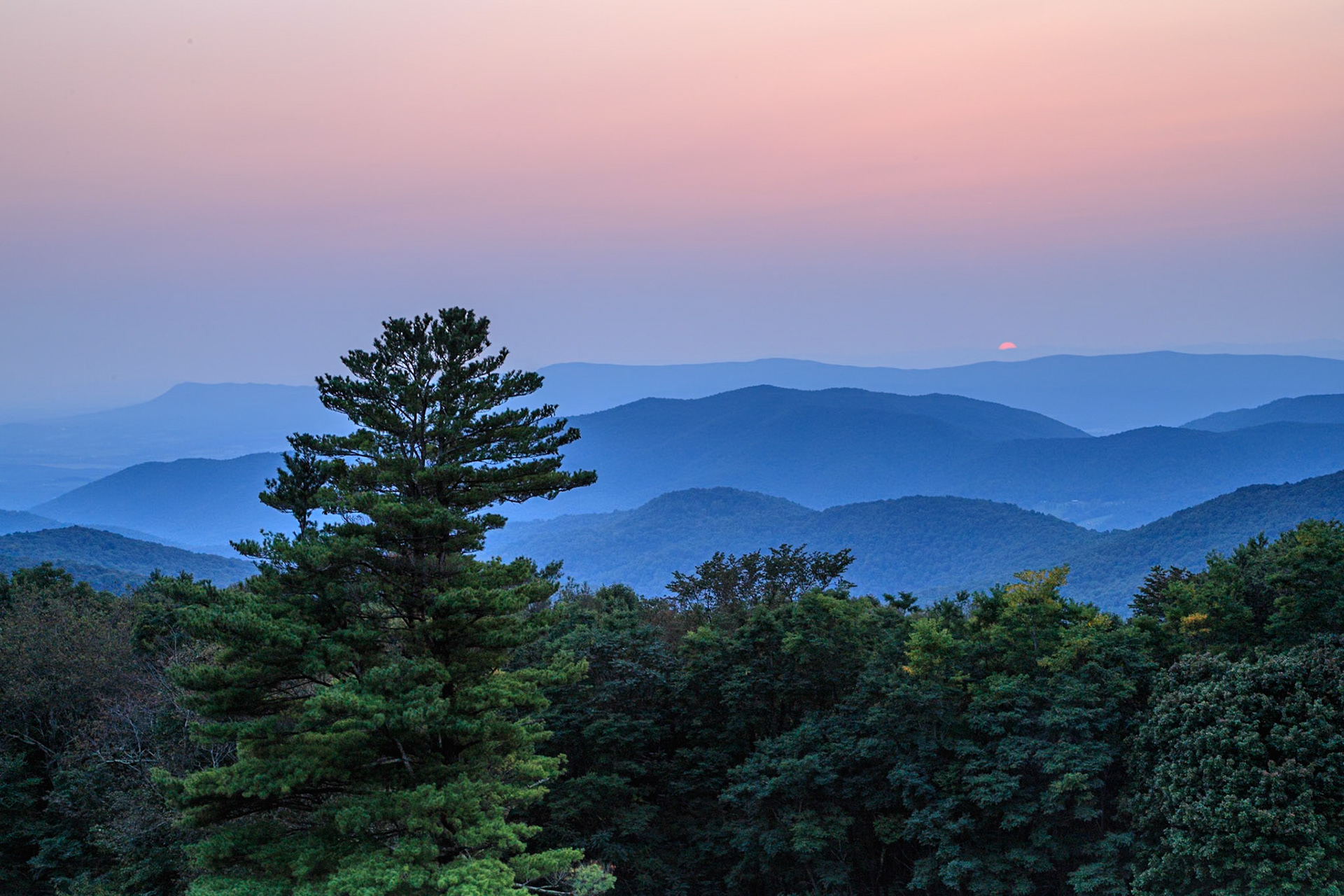 Hazeltop Ridge Sunset