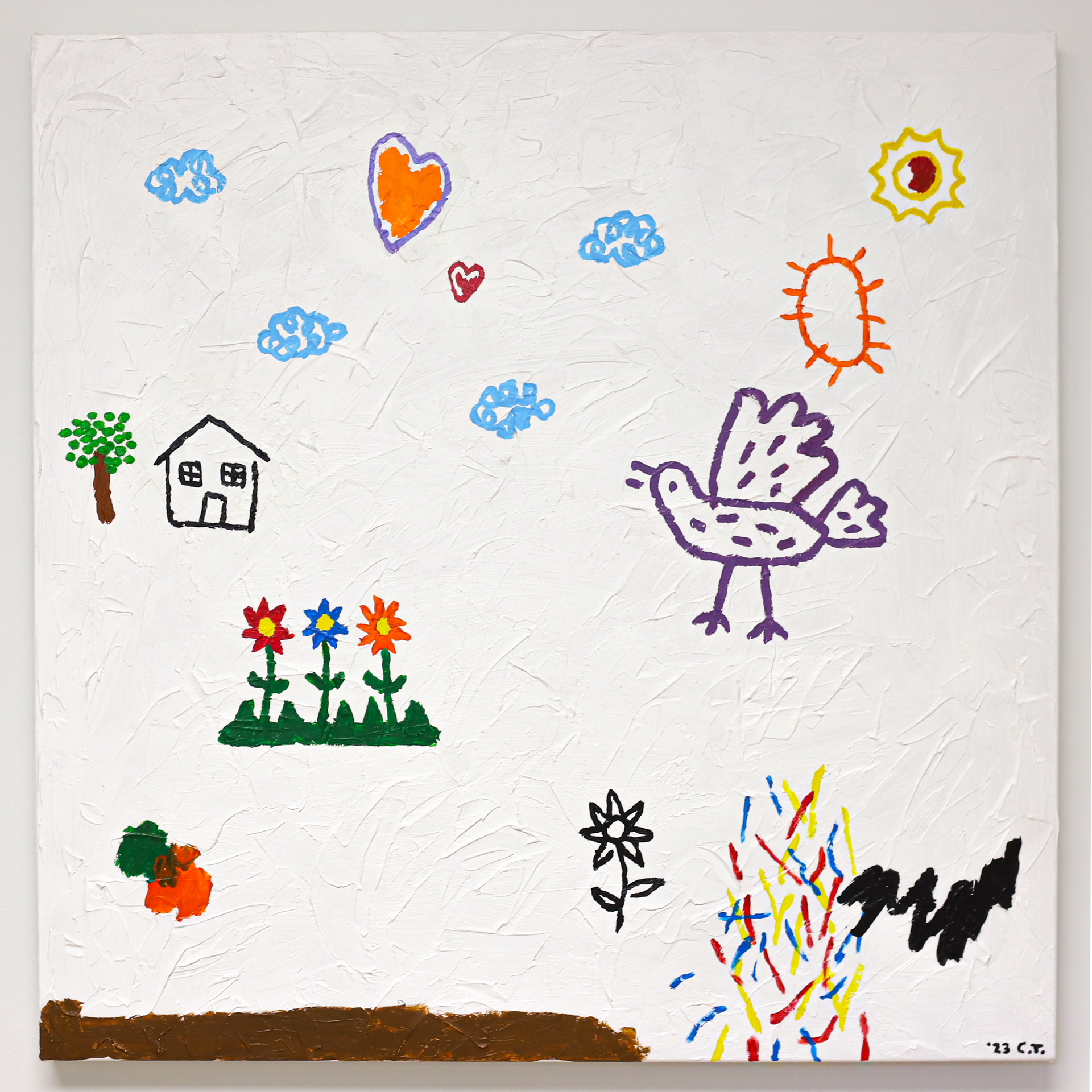 "Les triplettes" 30 x 30 *disponible* 550$