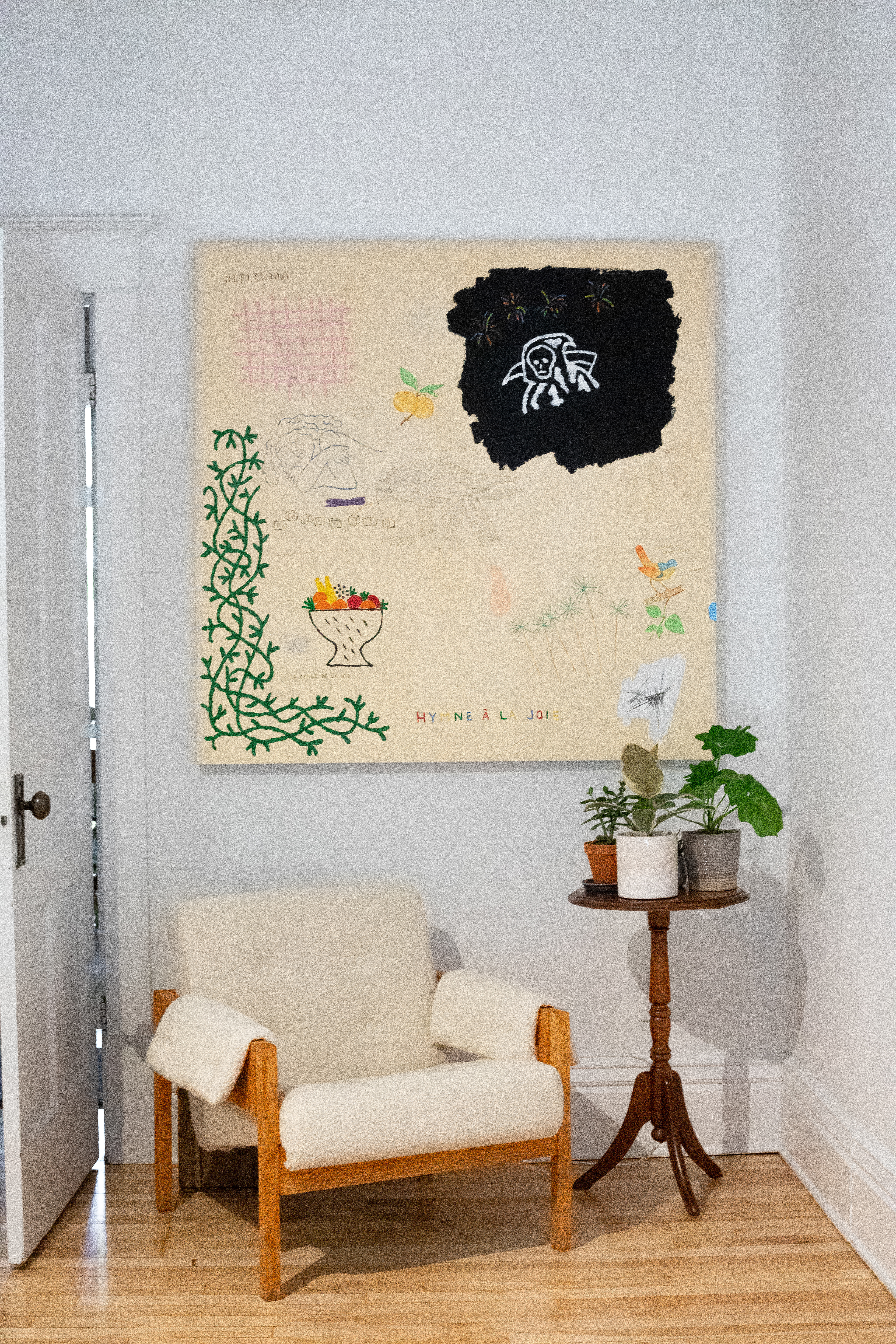 "Hymne à la joie" 48 x 48 *vendue*