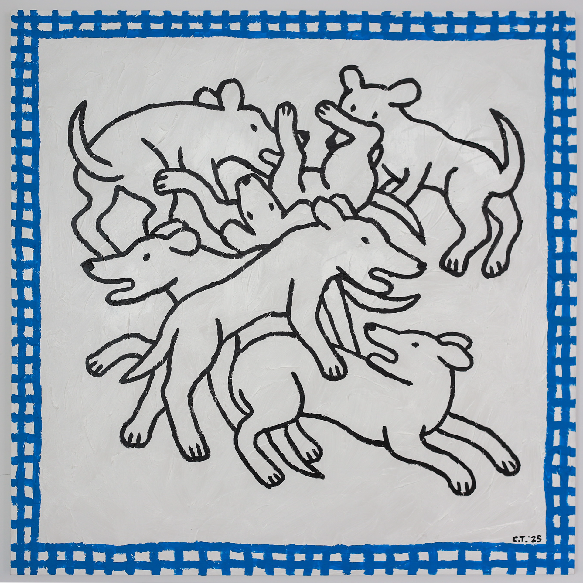 "Jeu commun" 48 x 48 *vendue*