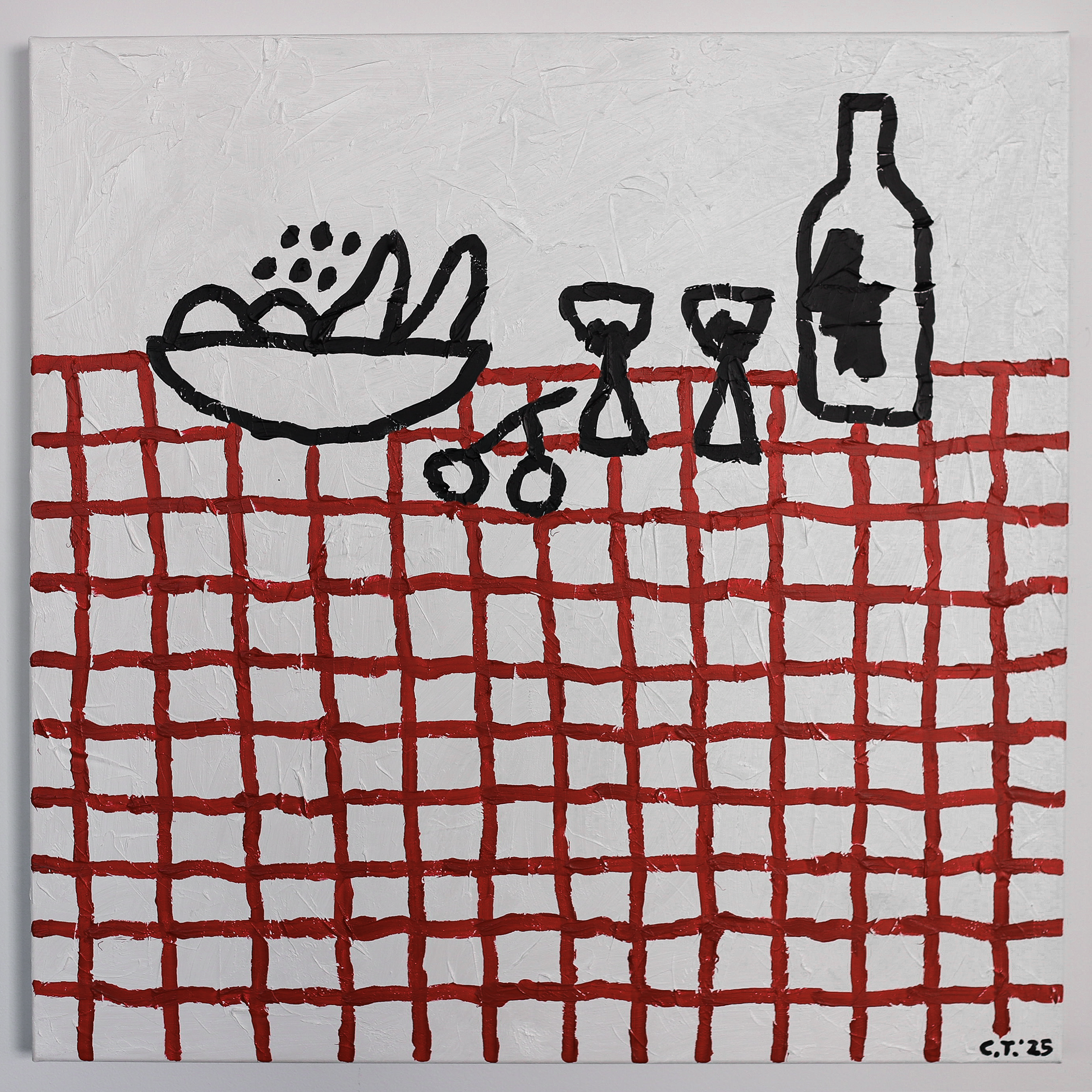 "Pique-pique" 30 x 30 *disponible*