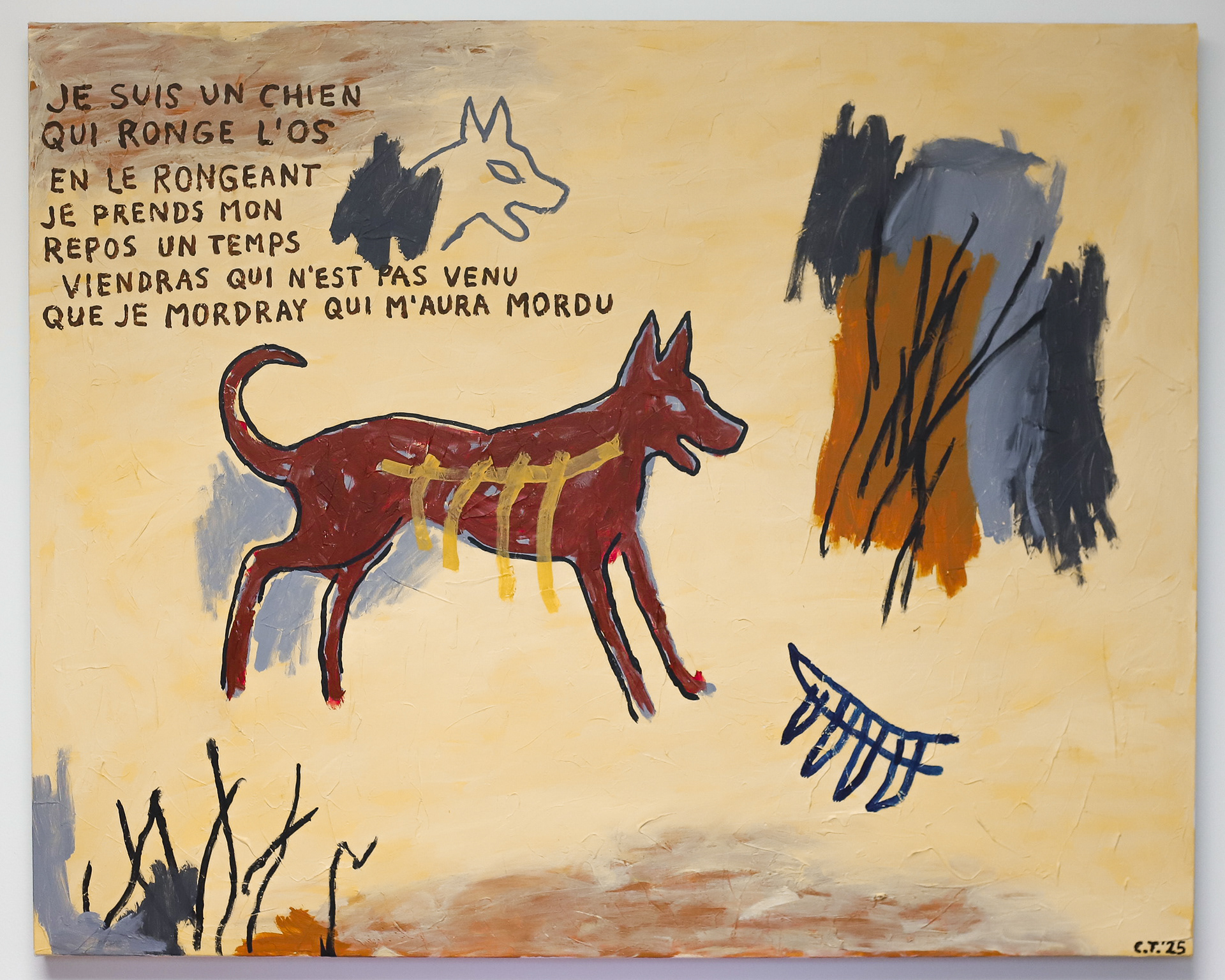 "Le Chien d'Or (La Vengeance)" 30 x 40 *vendue*