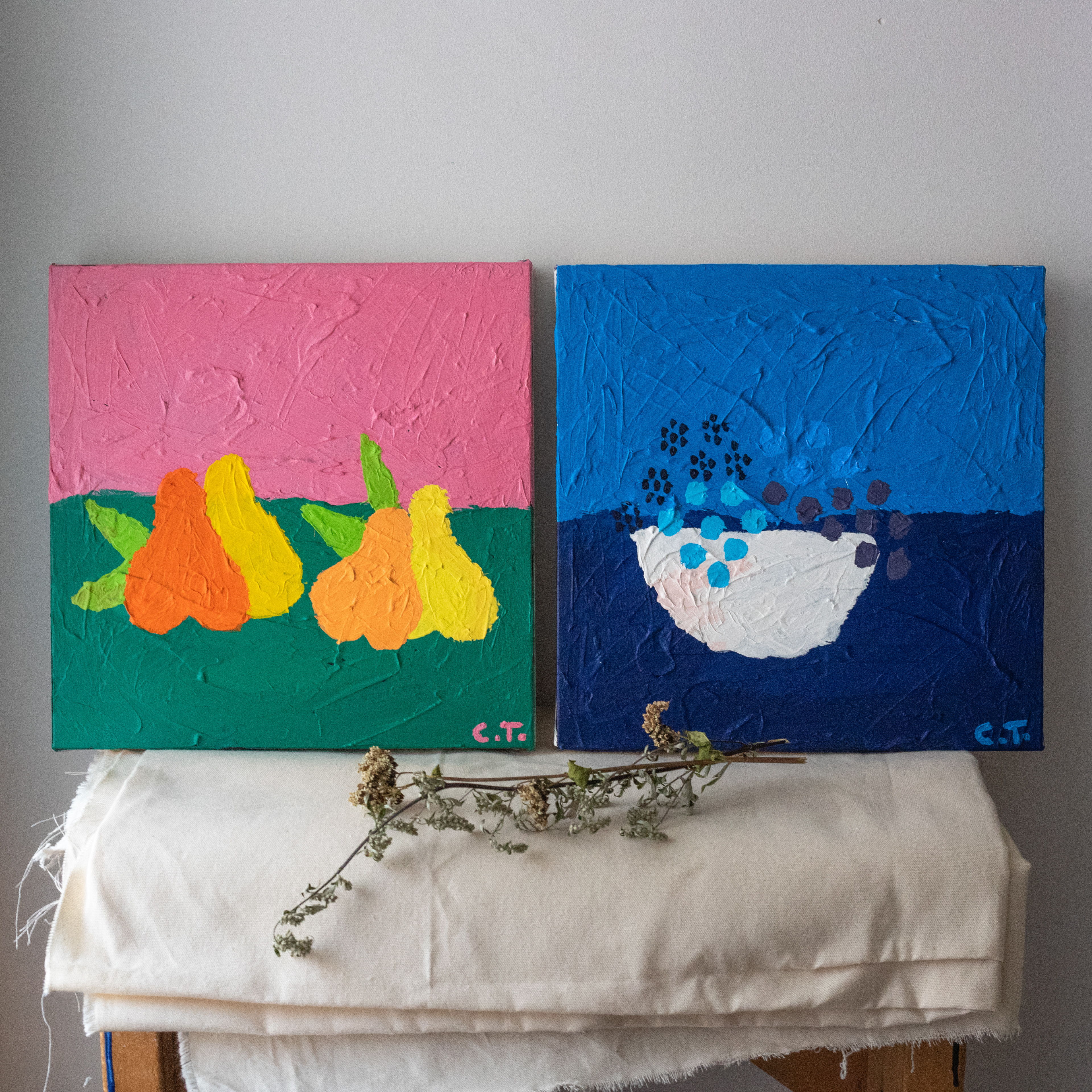 Des poires et des baies 12 x 12