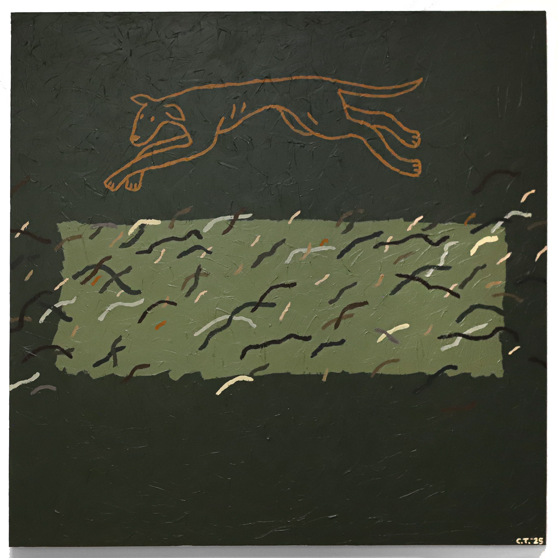 "Vie de Chien" 48 x 48 *disponible* 1200$