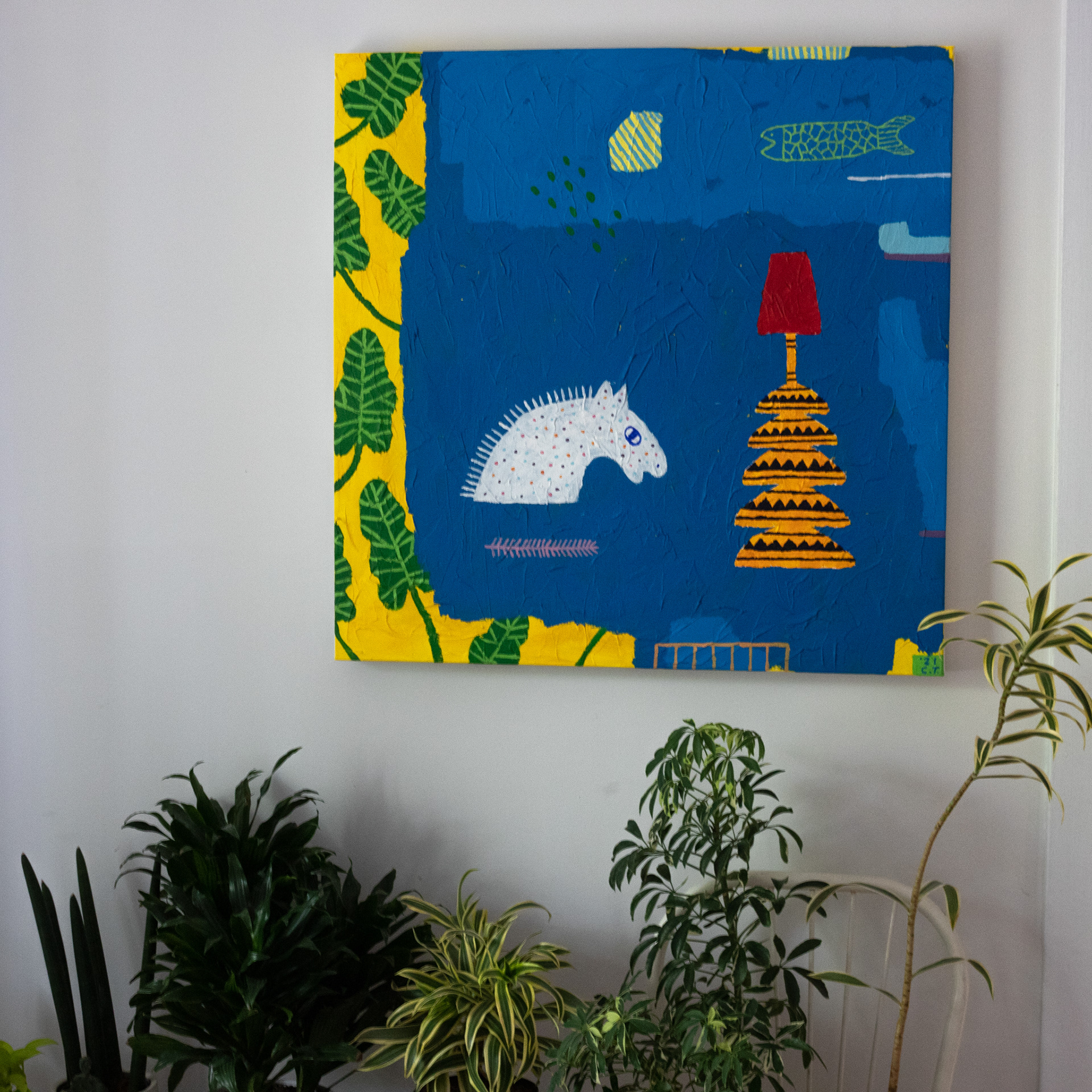 "Il n'y a pas assez d'heures dans une journée" 30 x 30 *Vendue*