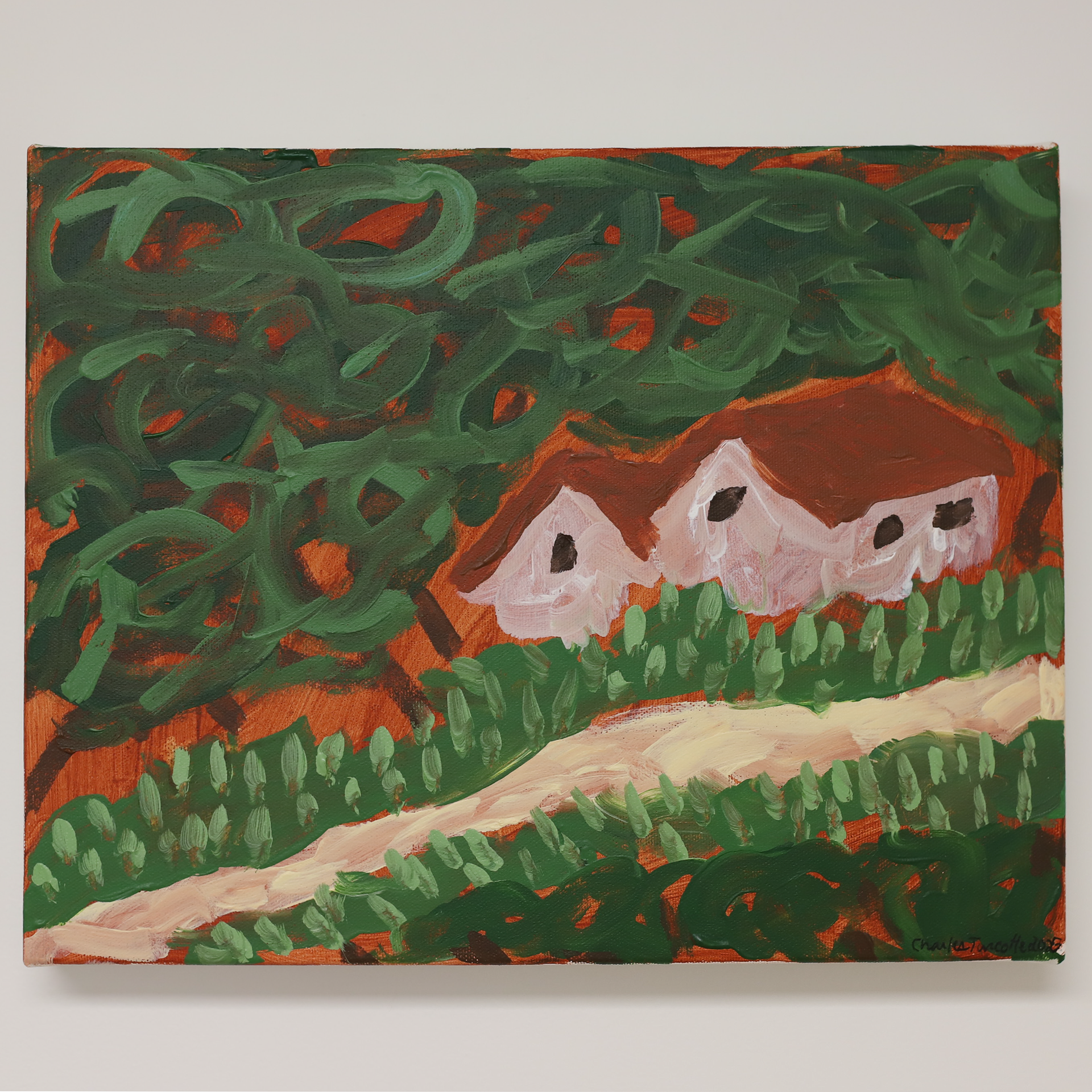 "La Maison Rouge" 11x16 *vendue*