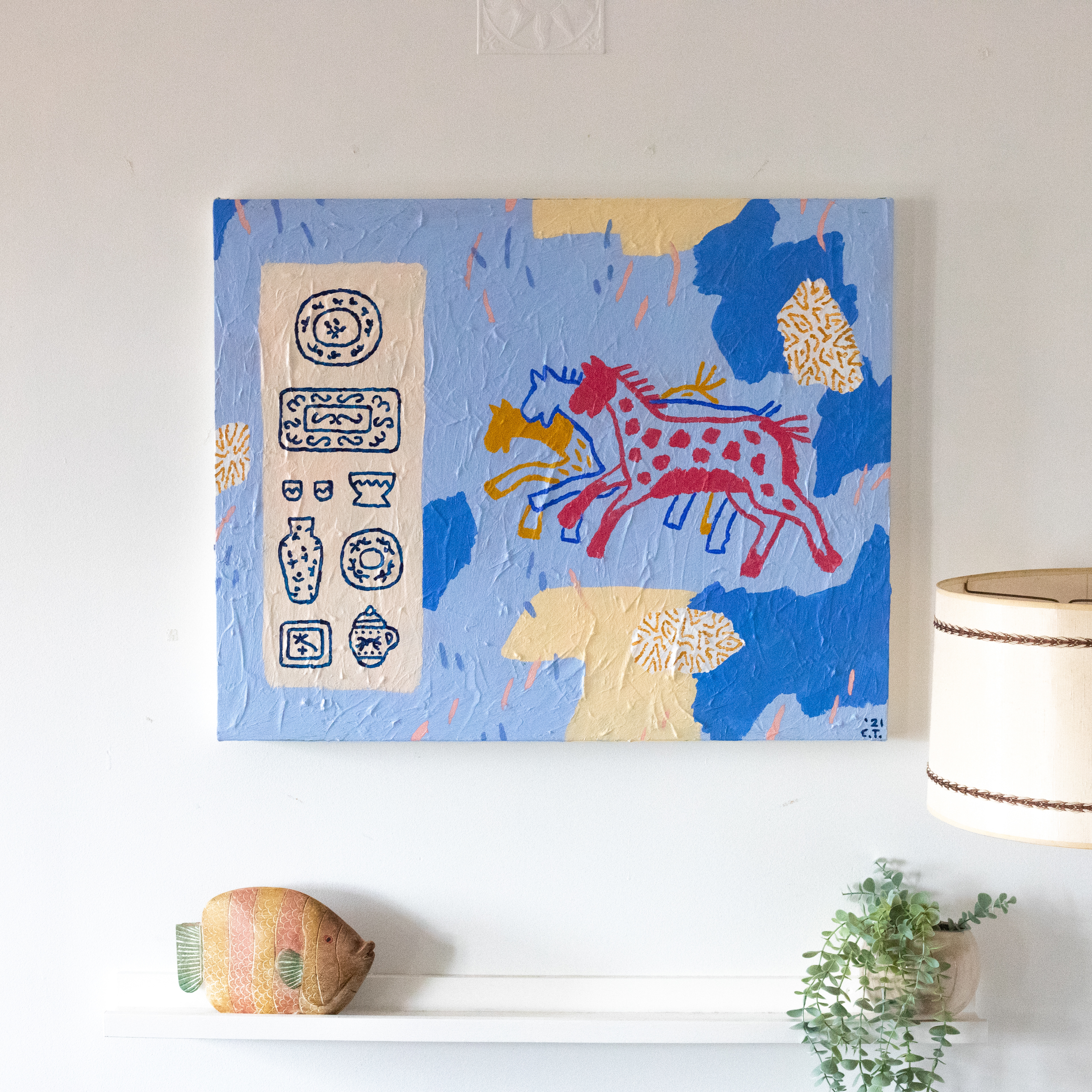 "C'est à ceux qui ont quelque chose à dire de prendre la parole" 24 x 30 *vendue*