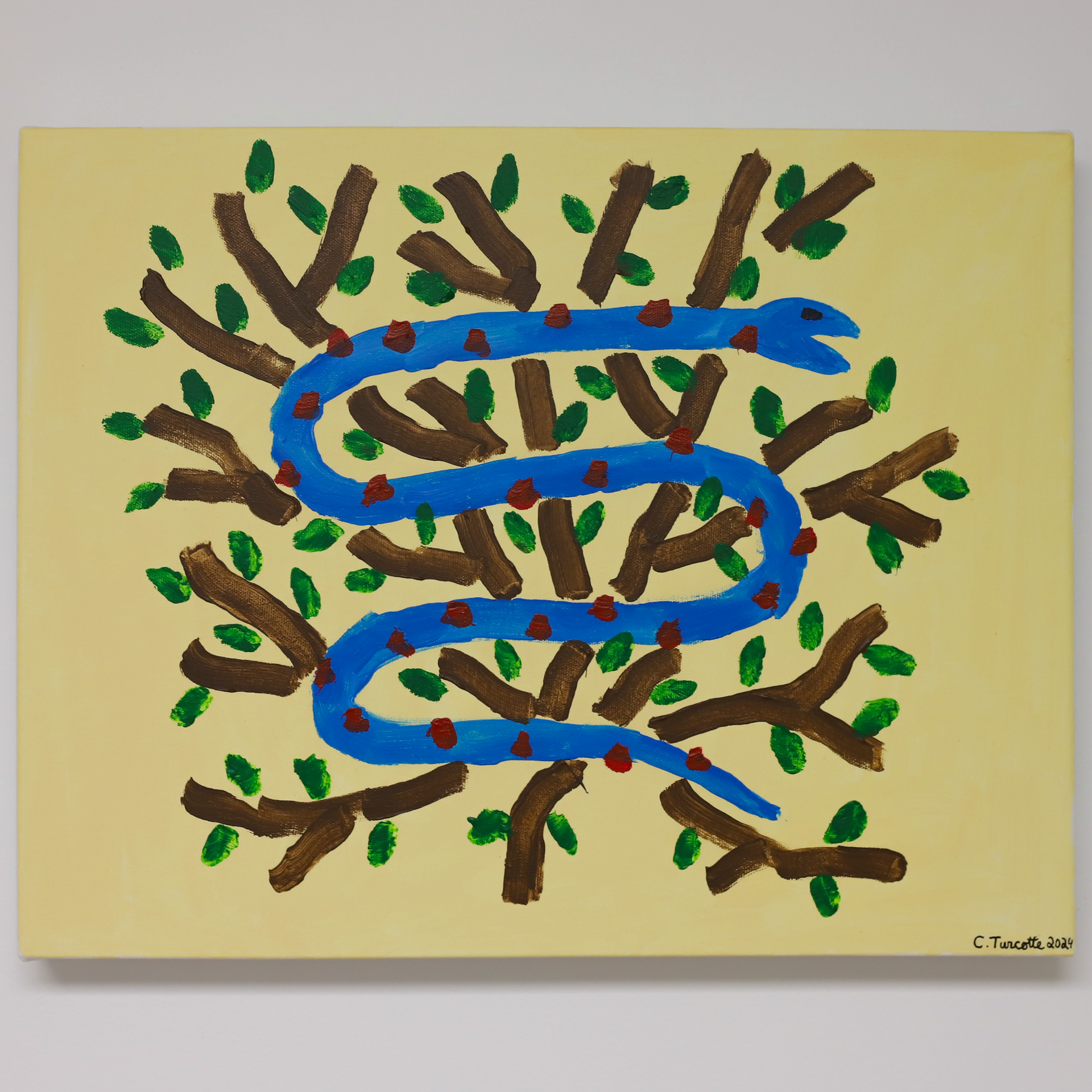 "Entre les Branches" 11 x 14 *disponible* 300$