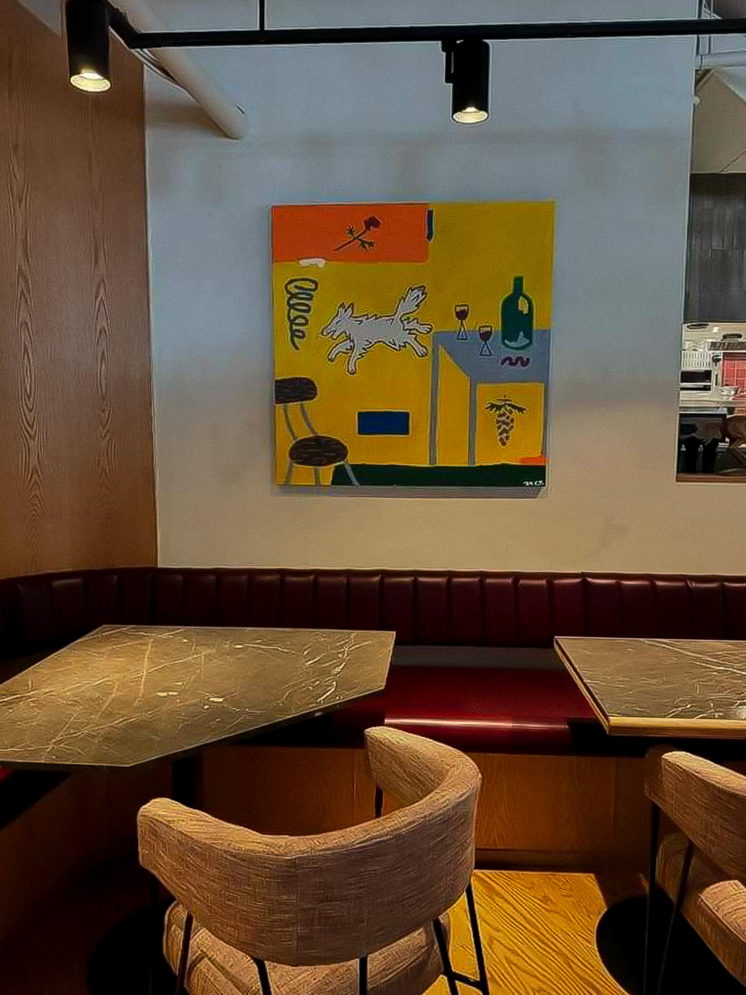 "New Flavor" 42 x 42 *commande* Restaurant Romie's, Montréal