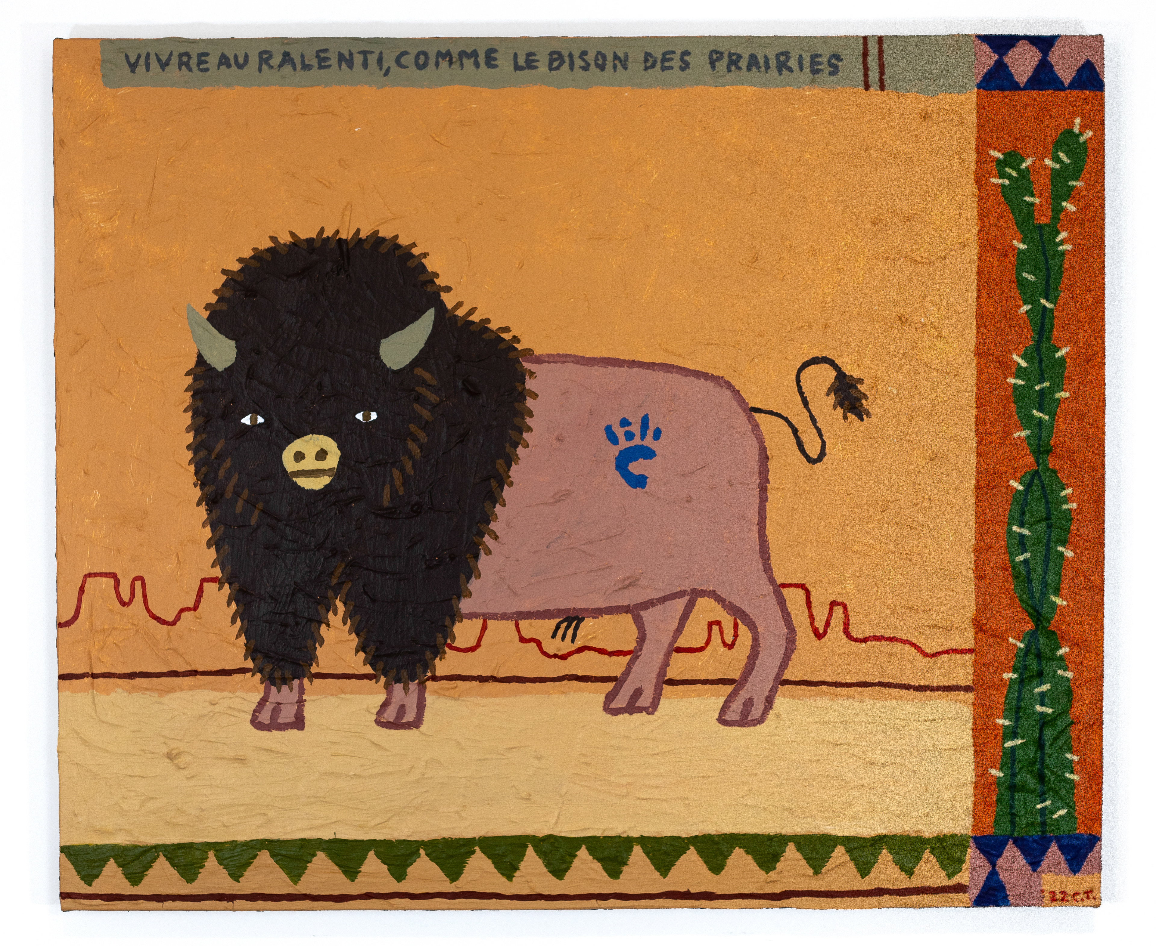 "Vivre au ralenti" 30 x 36 *disponible* 850$