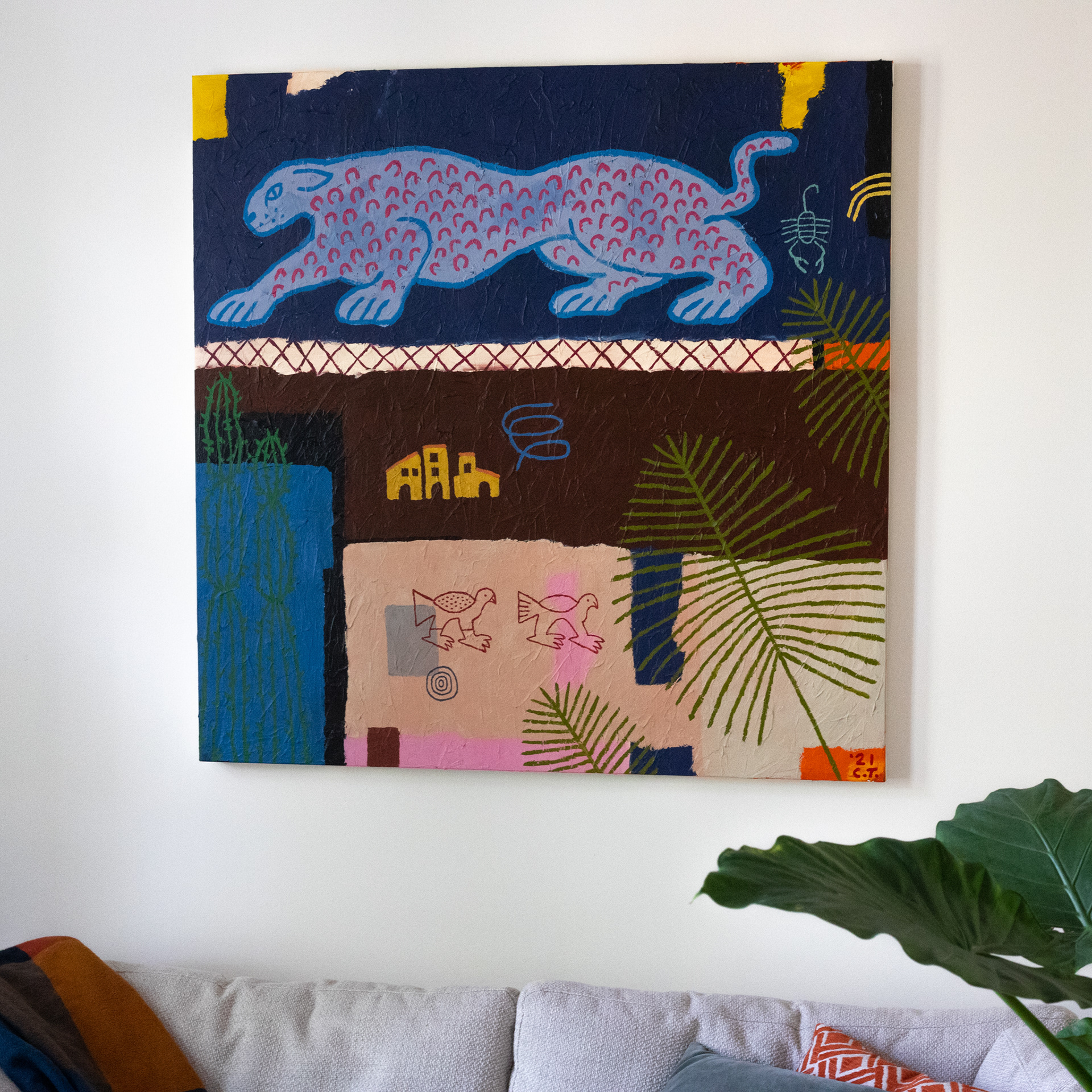 "Je sais que tu m'as déjà dit ton nom, mais répète le une dernière fois" 48 x 48 *Vendue*