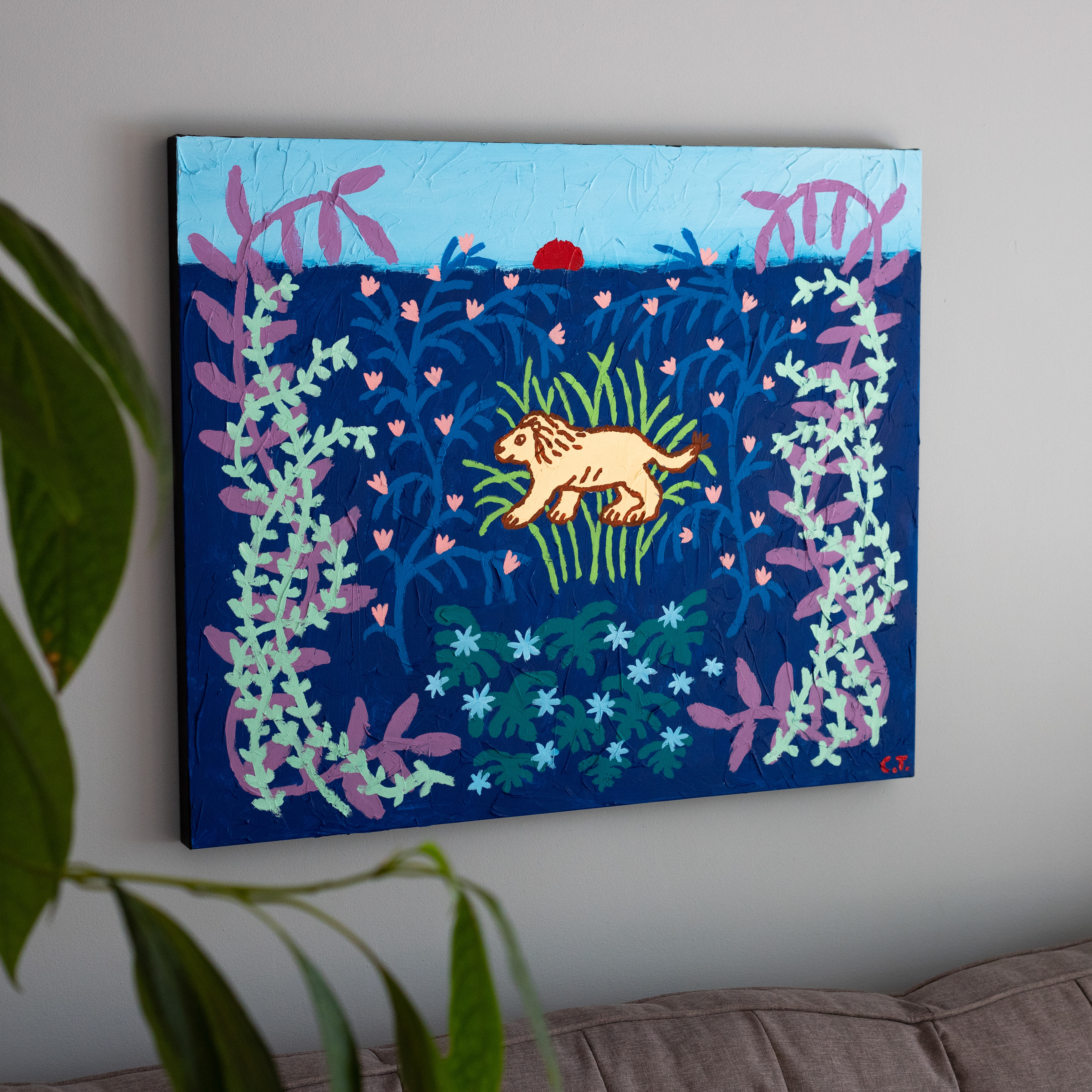 Le Roi de la Jungle 22 x 30 *Vendue*