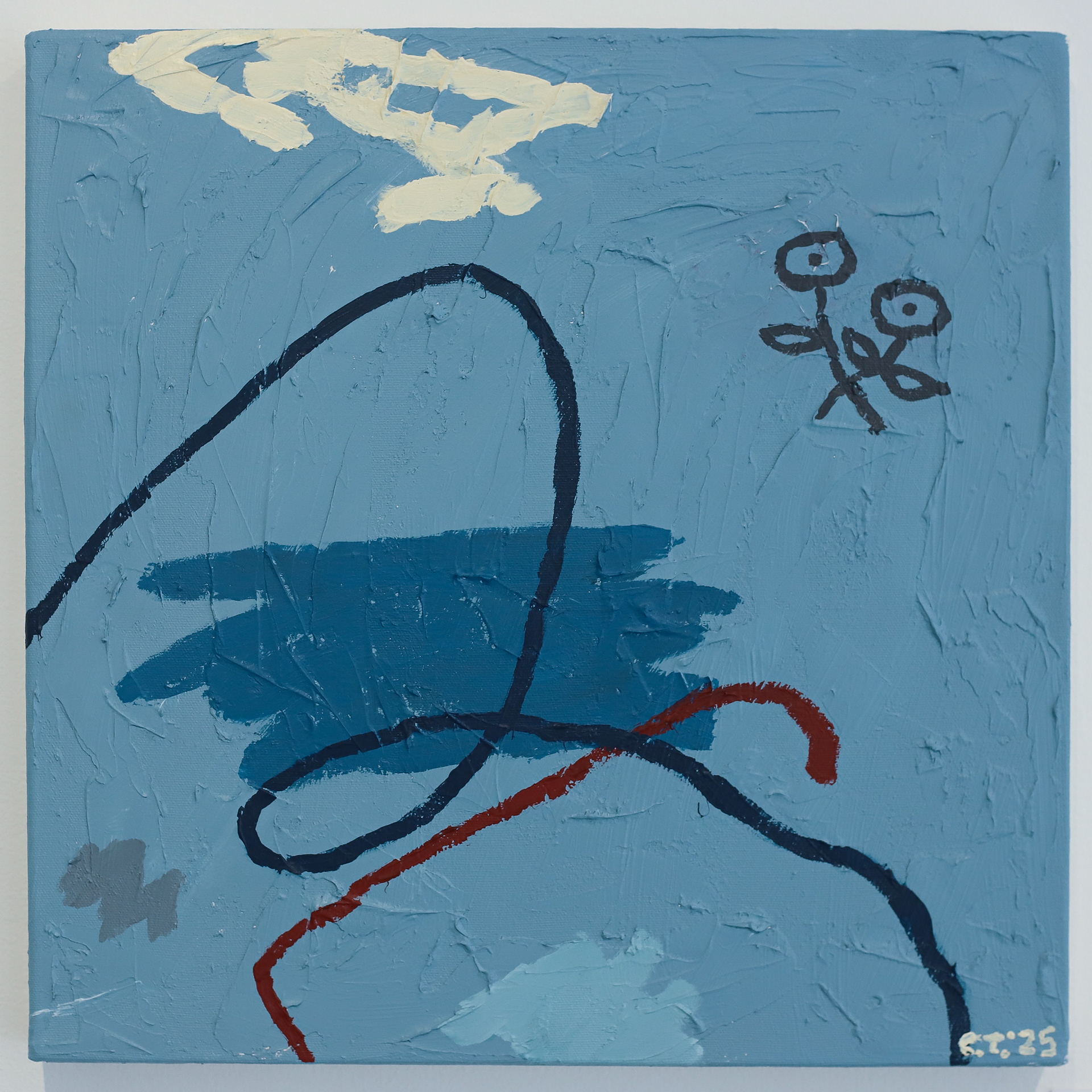 "Inséparables" 16 x 16 *vendue*