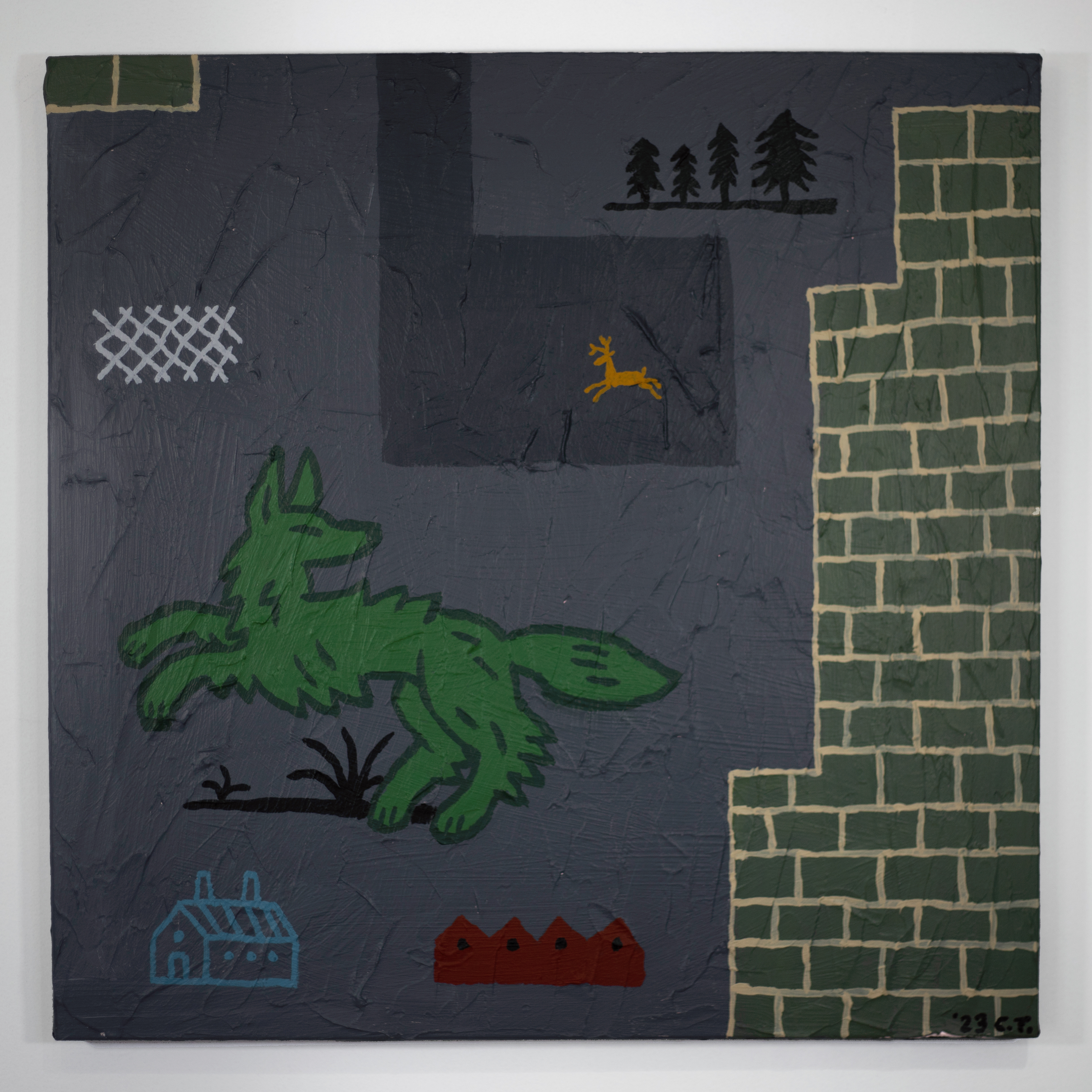 "Choisir son roi pour son fou" 25 x 24 *vendue*