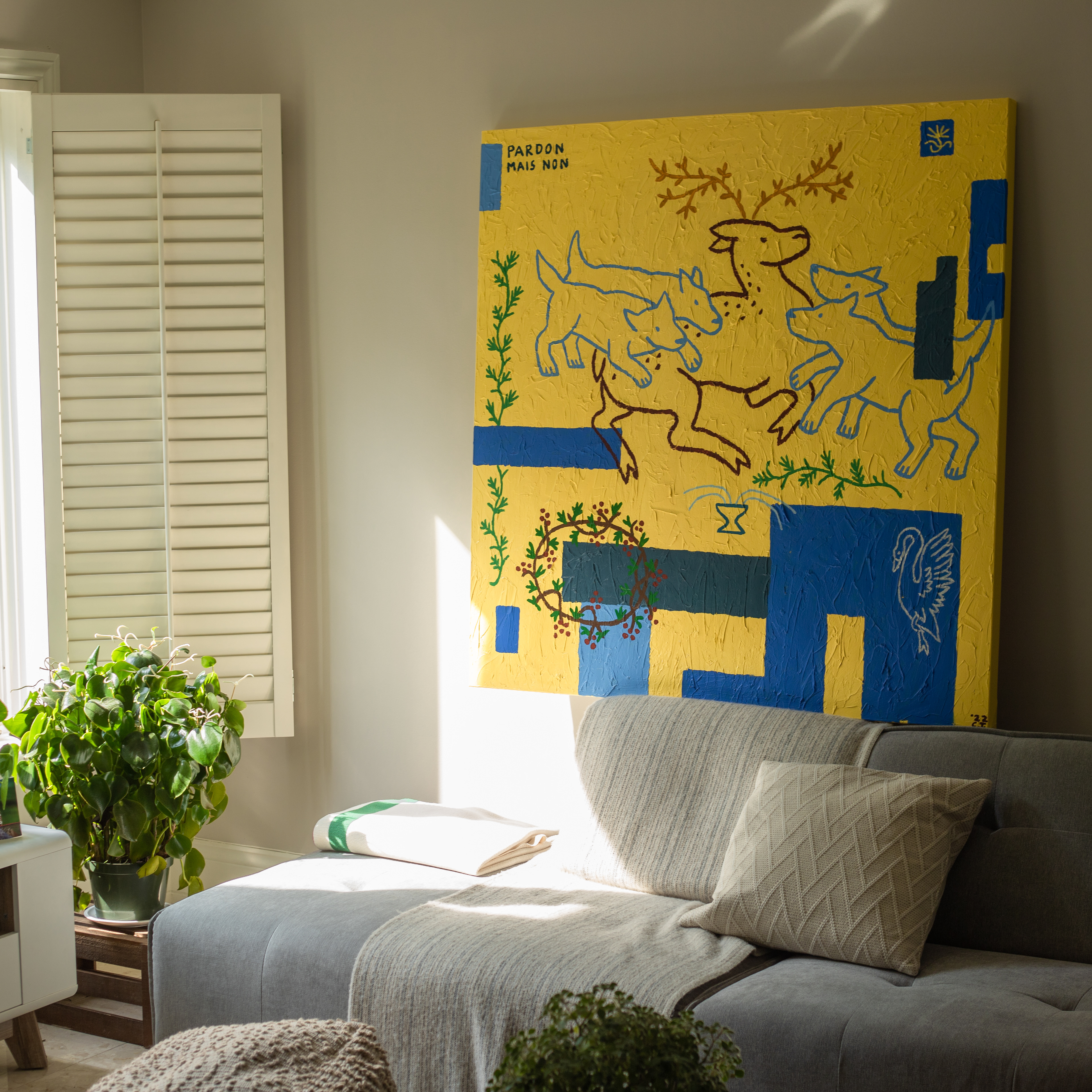 "Je ne regrette rien" 48 x 48 *vendue*