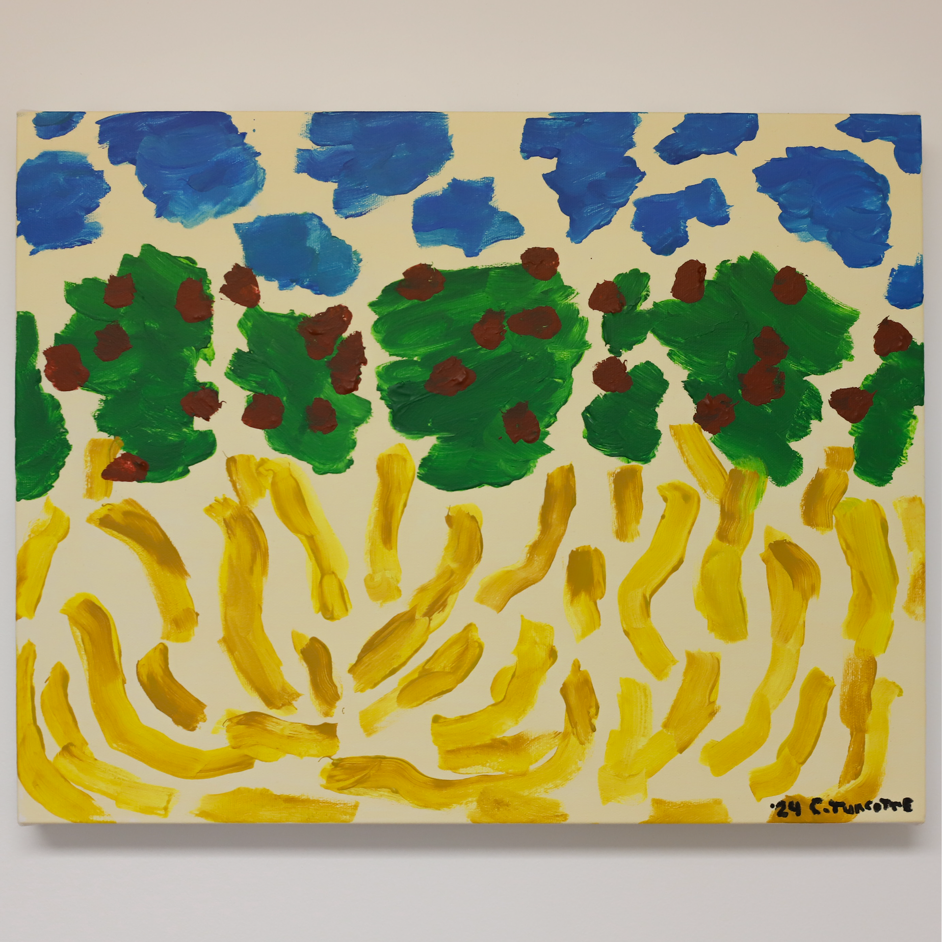 "Aux Pommes" 11 x 14 *disponible* 300$
