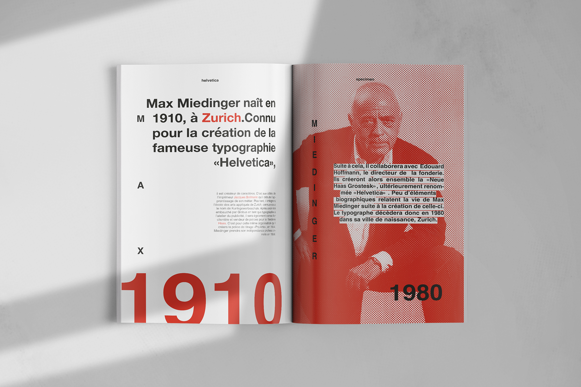 Mockup de mise en page