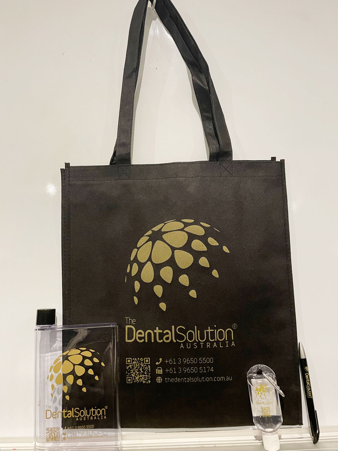 Tote Bag, Water Bottle and Hand Sanitiser