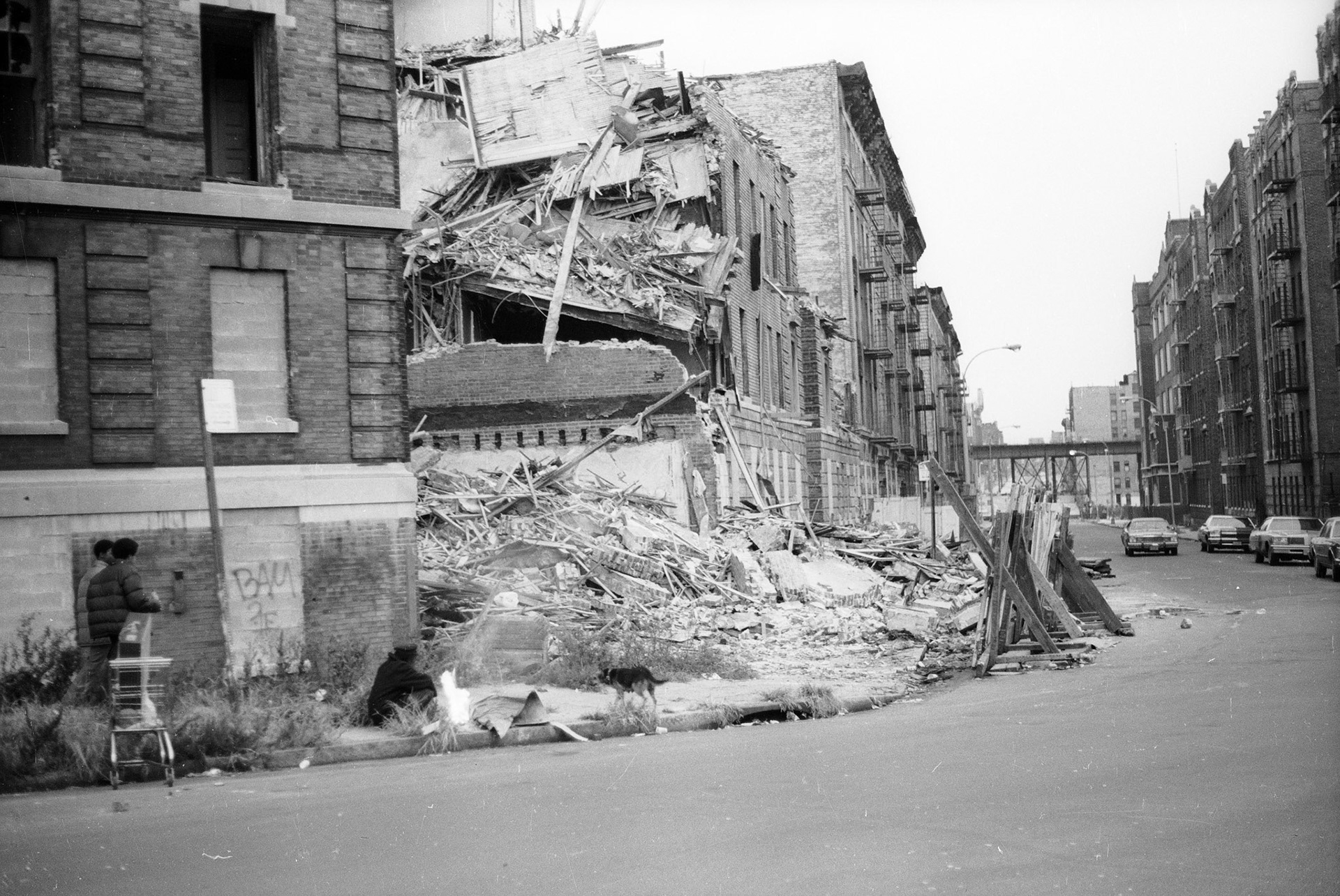 Dawson Street from Longwood Avenue in 1980. ( Photo by Ricky Flores )