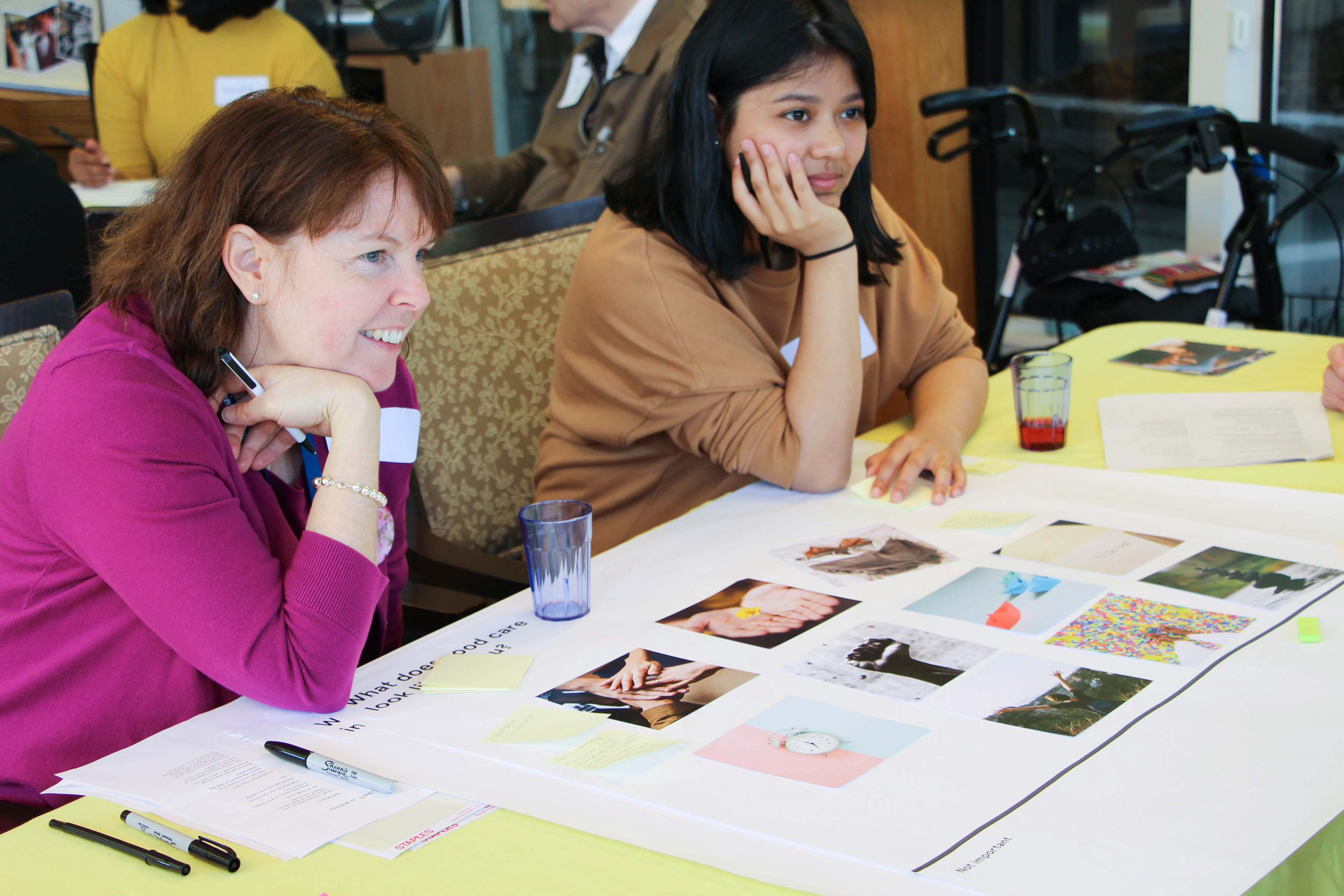 VCH member and Laura engaged in the discussion.