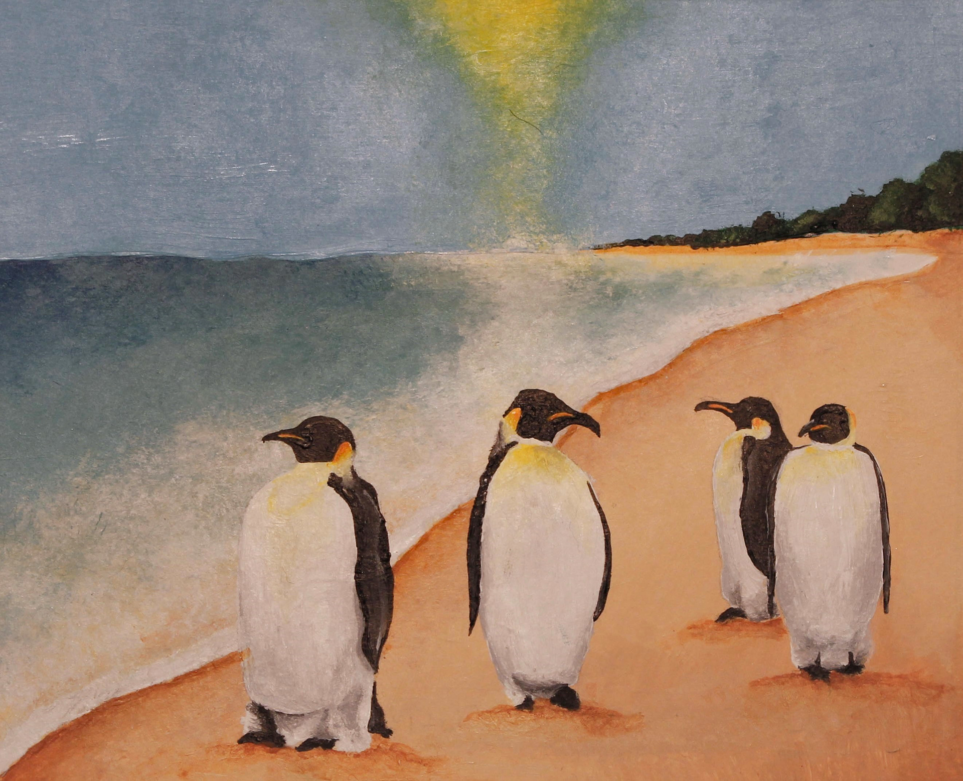 Surreal "Animals in Places They Don't Belong" painting series (Acrylic)