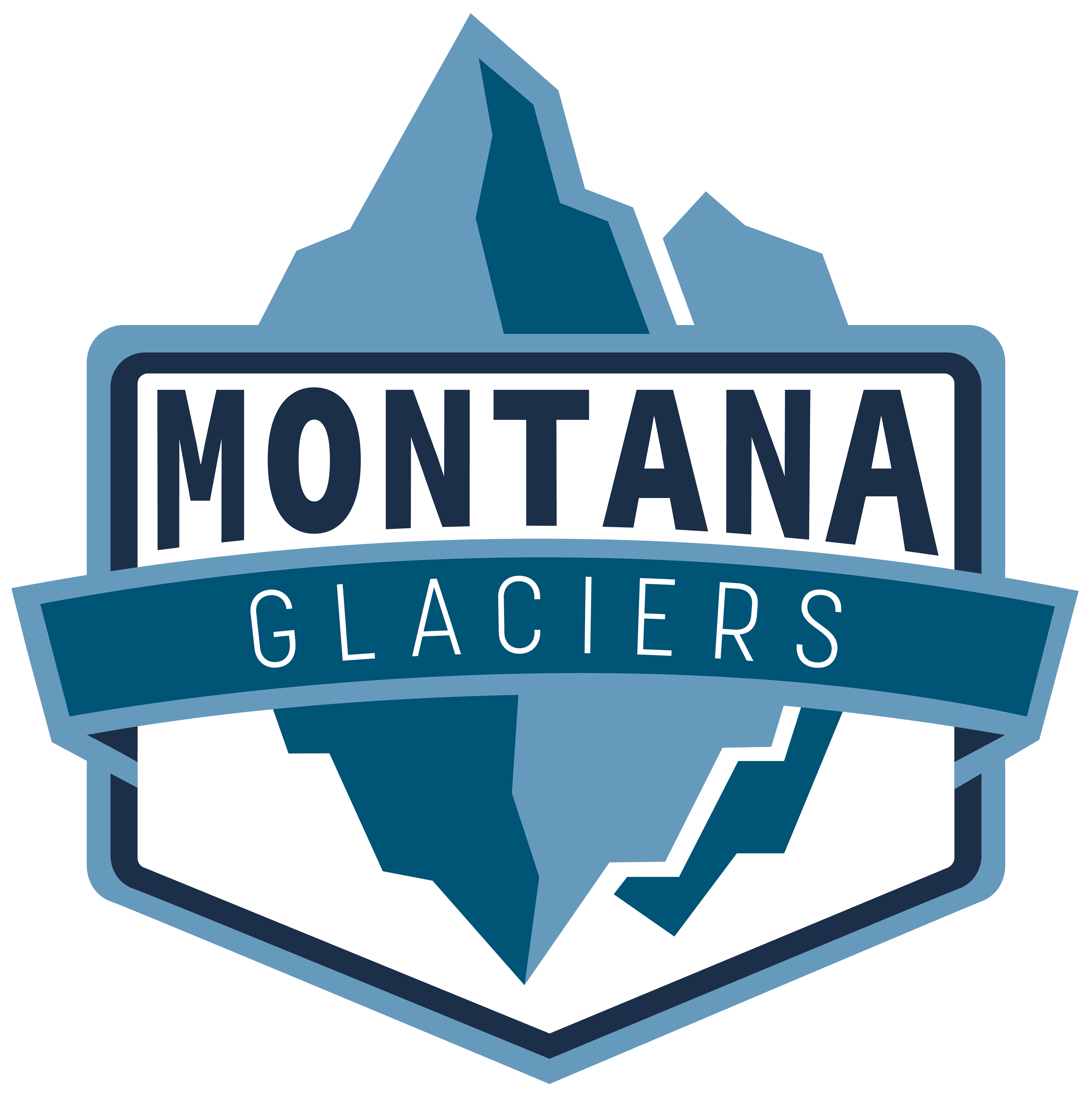 Senior Thesis Project: Fictional MLS Team "Montana Glaciers" Primary Logo